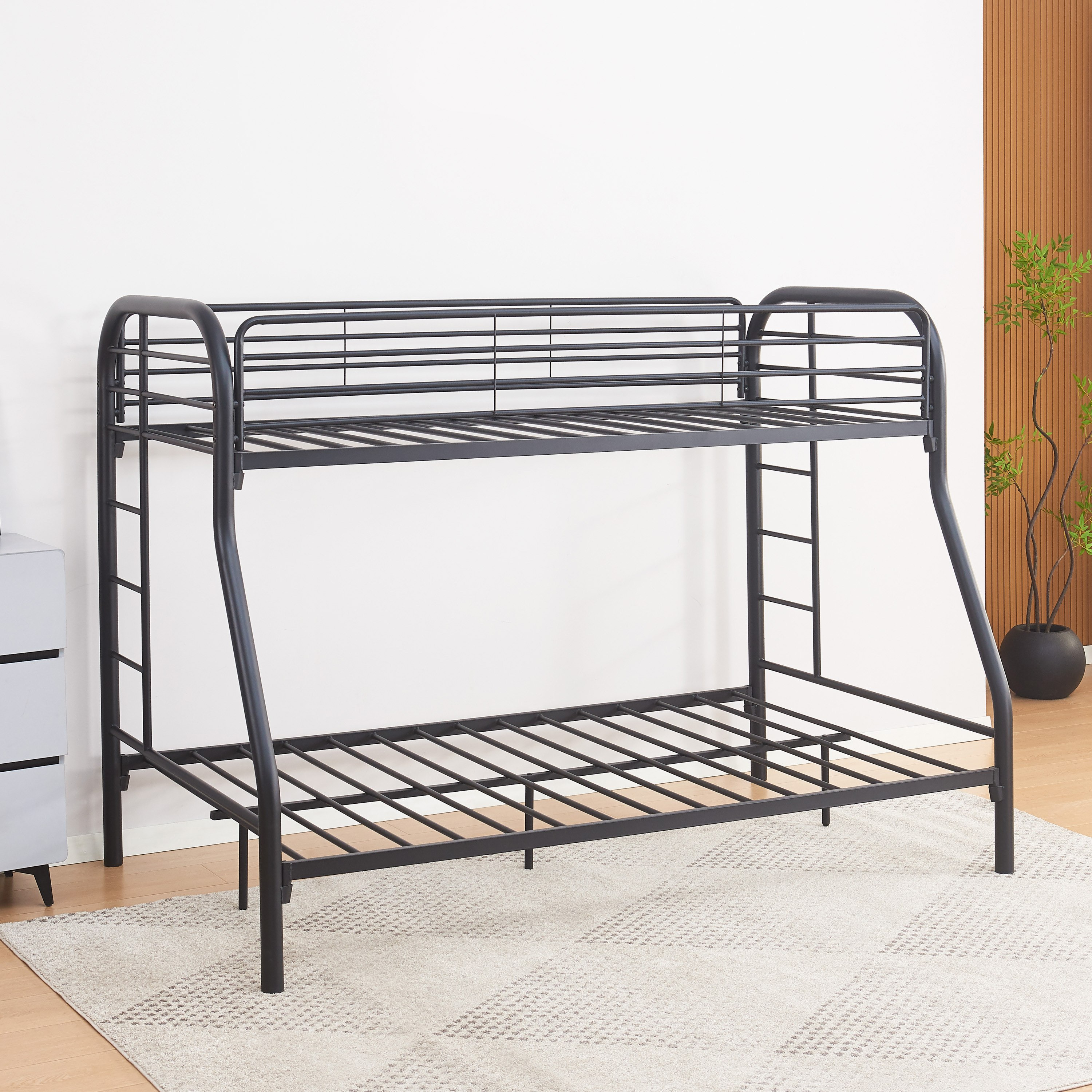 سرير بطابقين فردي وتوين من المعدن من موڤو جوردان - 90x200 و120x200-hbxkidsandyouth-bedsandbedsets-bunkbeds-single-image-1