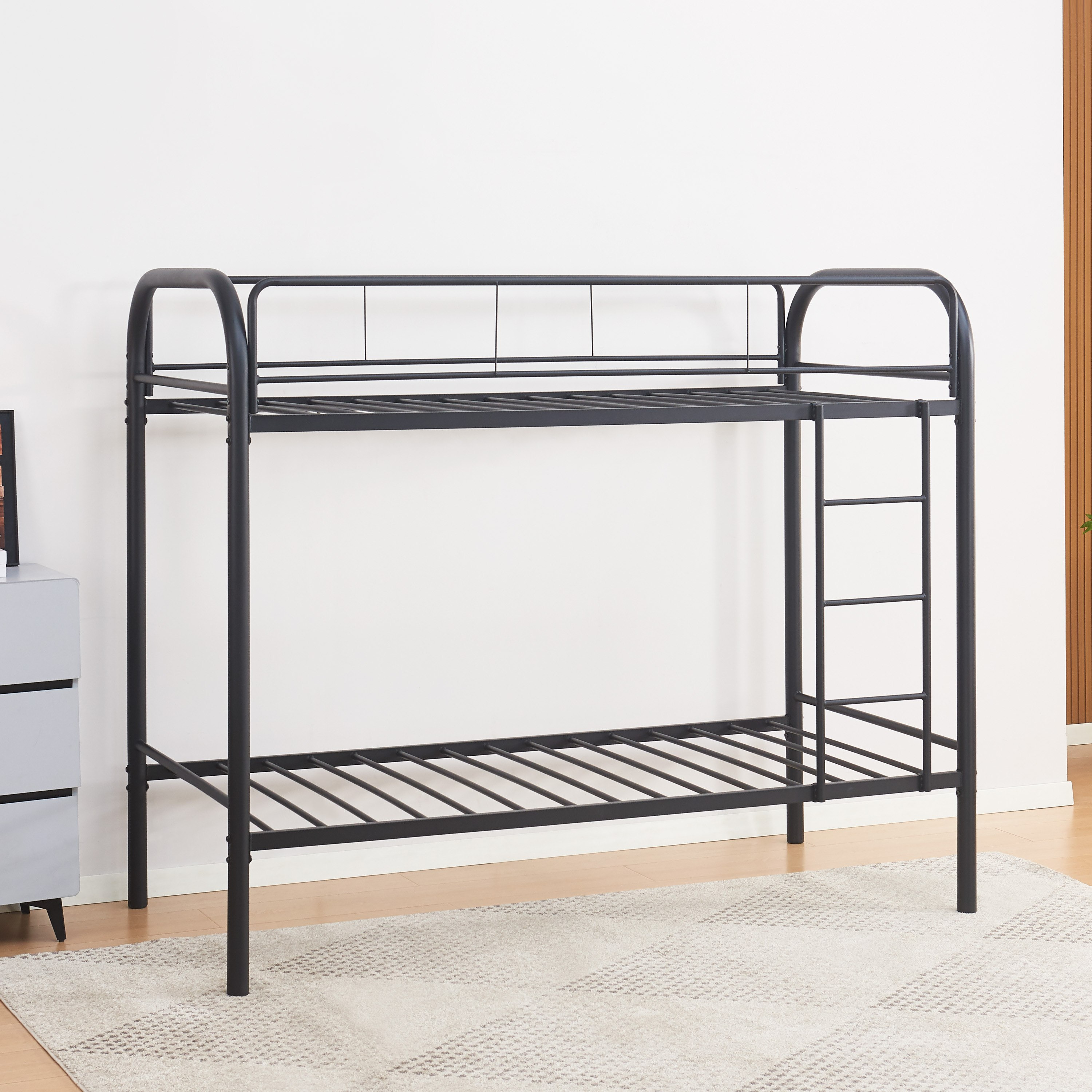 سرير فردي بطابقين من المعدن من موڤو سيمون - 90x190 سم-hbxkidsandyouth-bedsandbedsets-bunkbeds-single-image-1