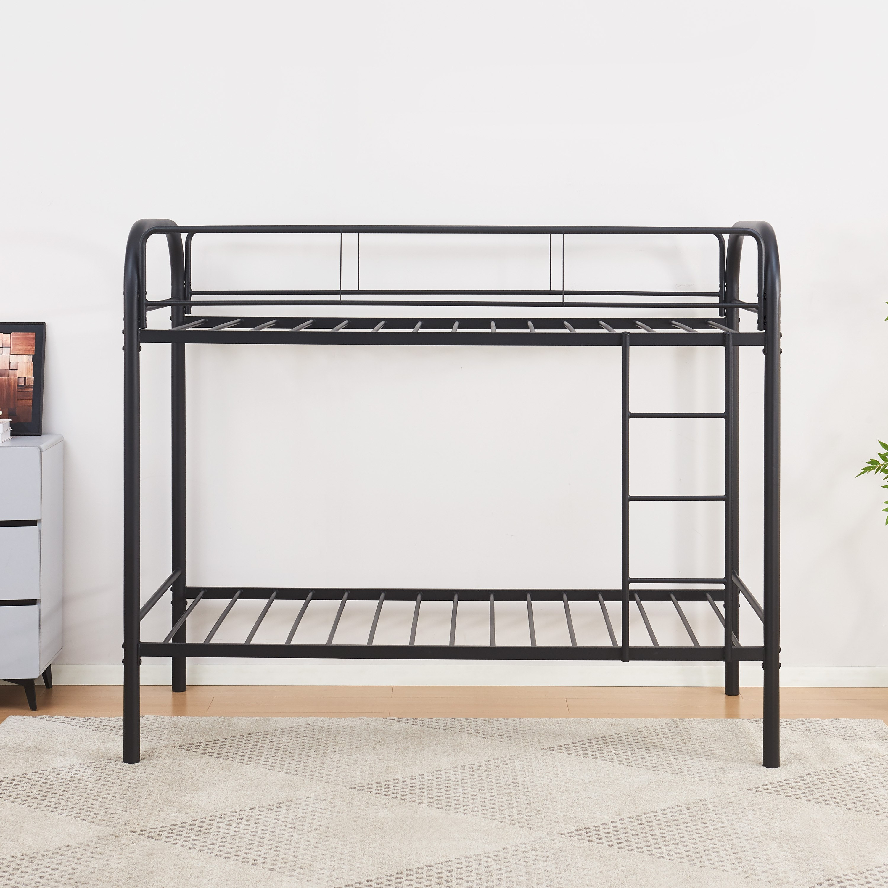 سرير فردي بطابقين من المعدن من موڤو سيمون - 90x190 سم-hbxkidsandyouth-bedsandbedsets-bunkbeds-single-image-2