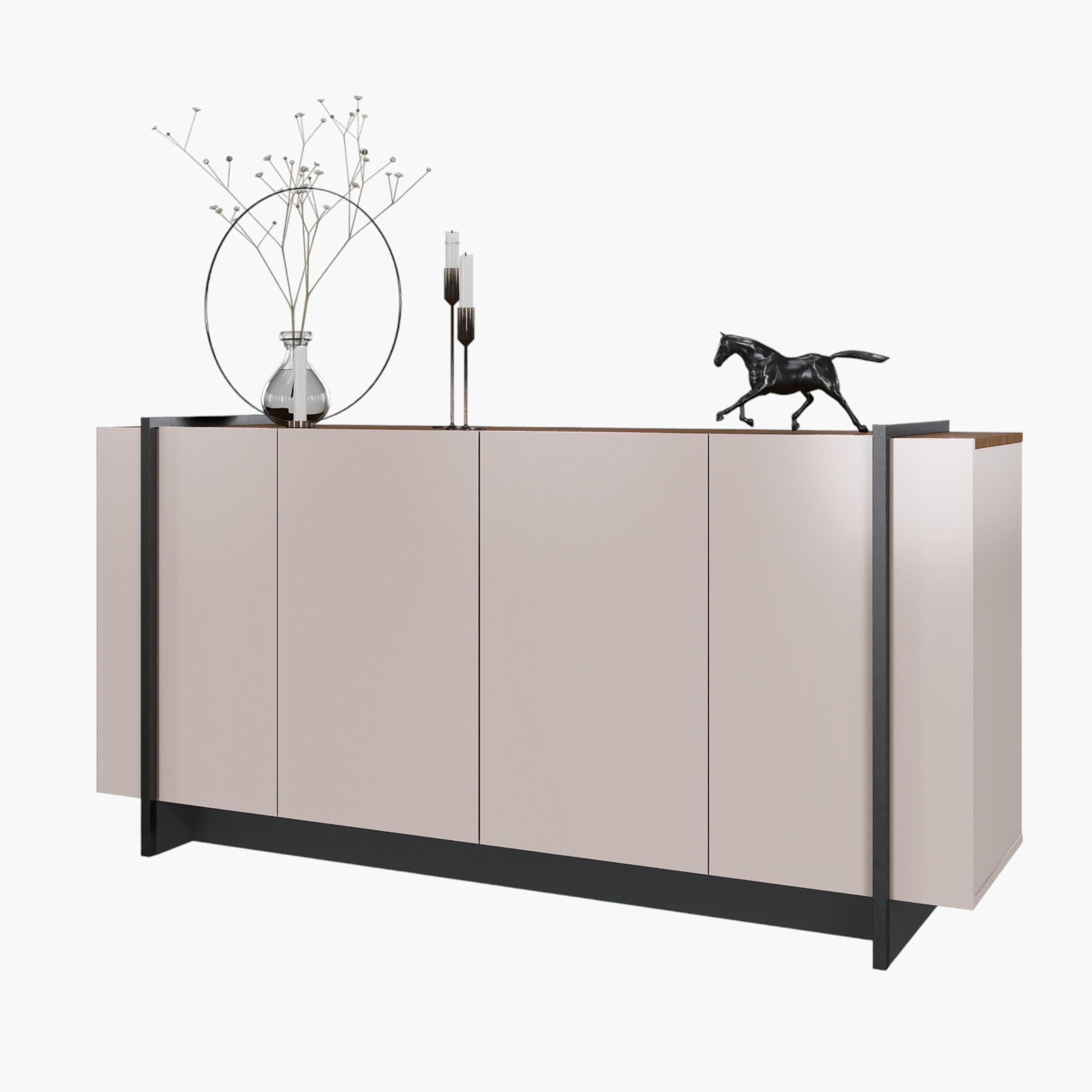 Terra 4-Door Sideboard-hbxfurniture-diningroom-buffetsandsideboards-image-2