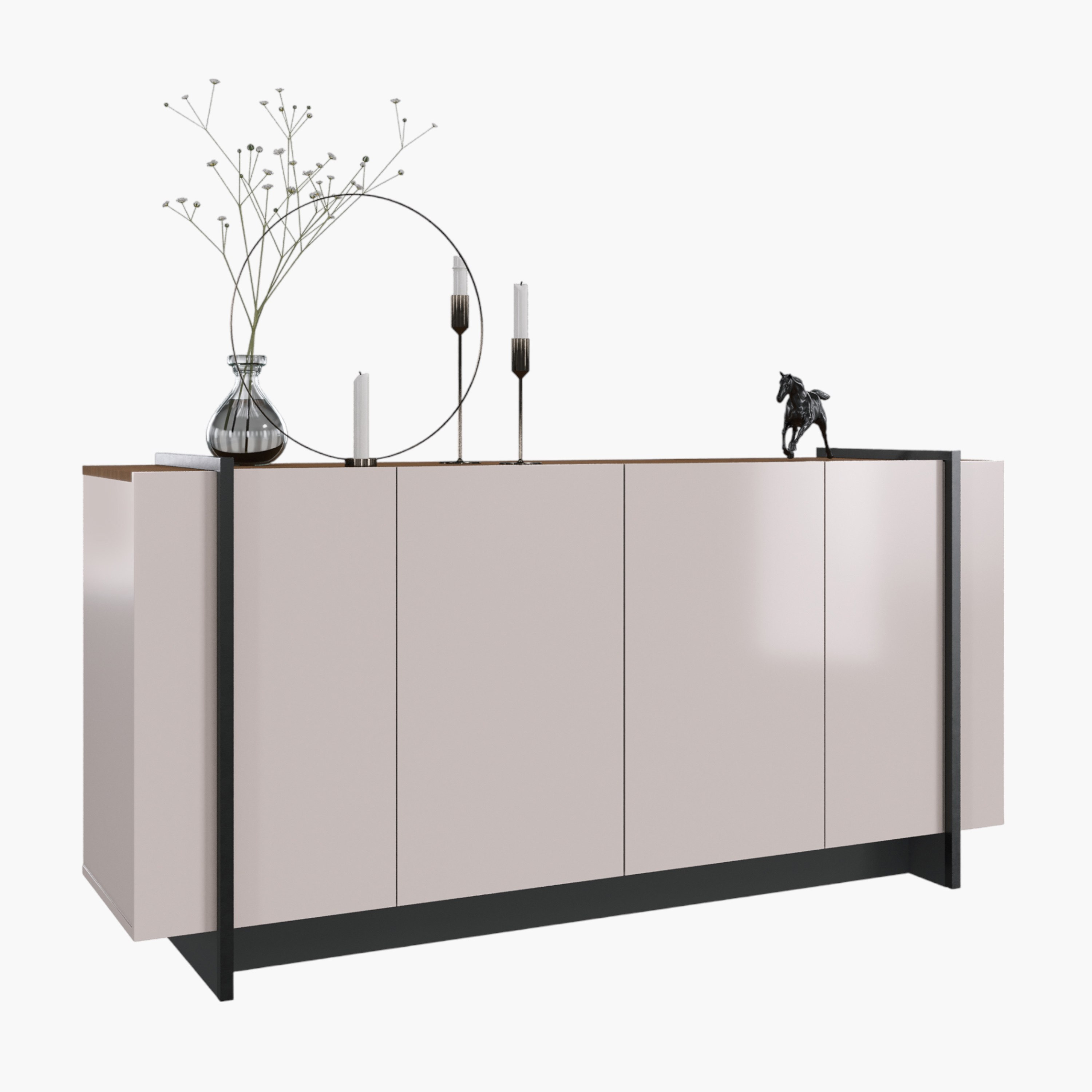 Terra 4-Door Sideboard-hbxfurniture-diningroom-buffetsandsideboards-image-3