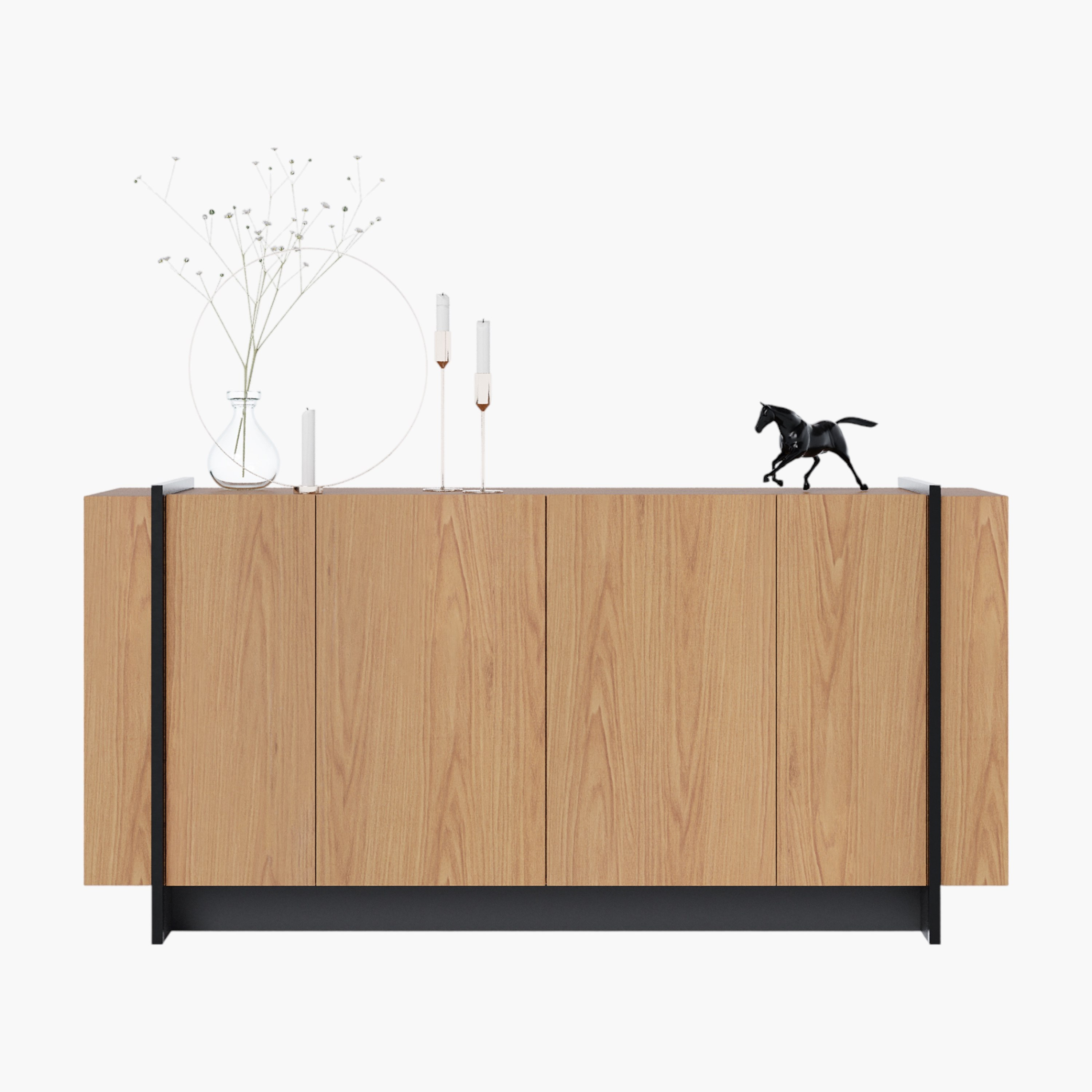 Terra 4-Door Sideboard-hbxfurniture-diningroom-buffetsandsideboards-image-2