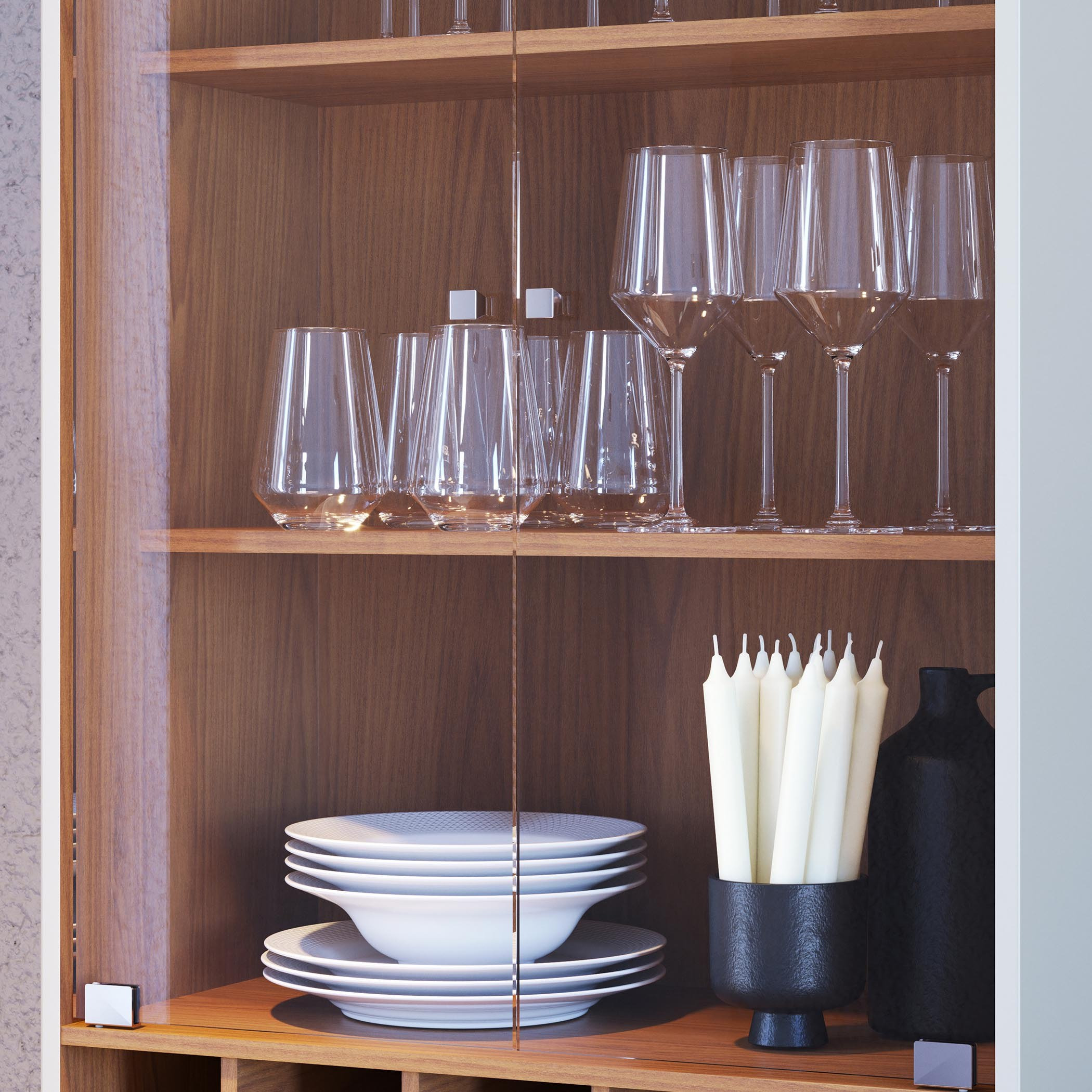 خزانة مستلزمات المائدة بـ4 أبواب من نيرو-hbxfurniture-diningroom-barcountersandbarstools-image-3
