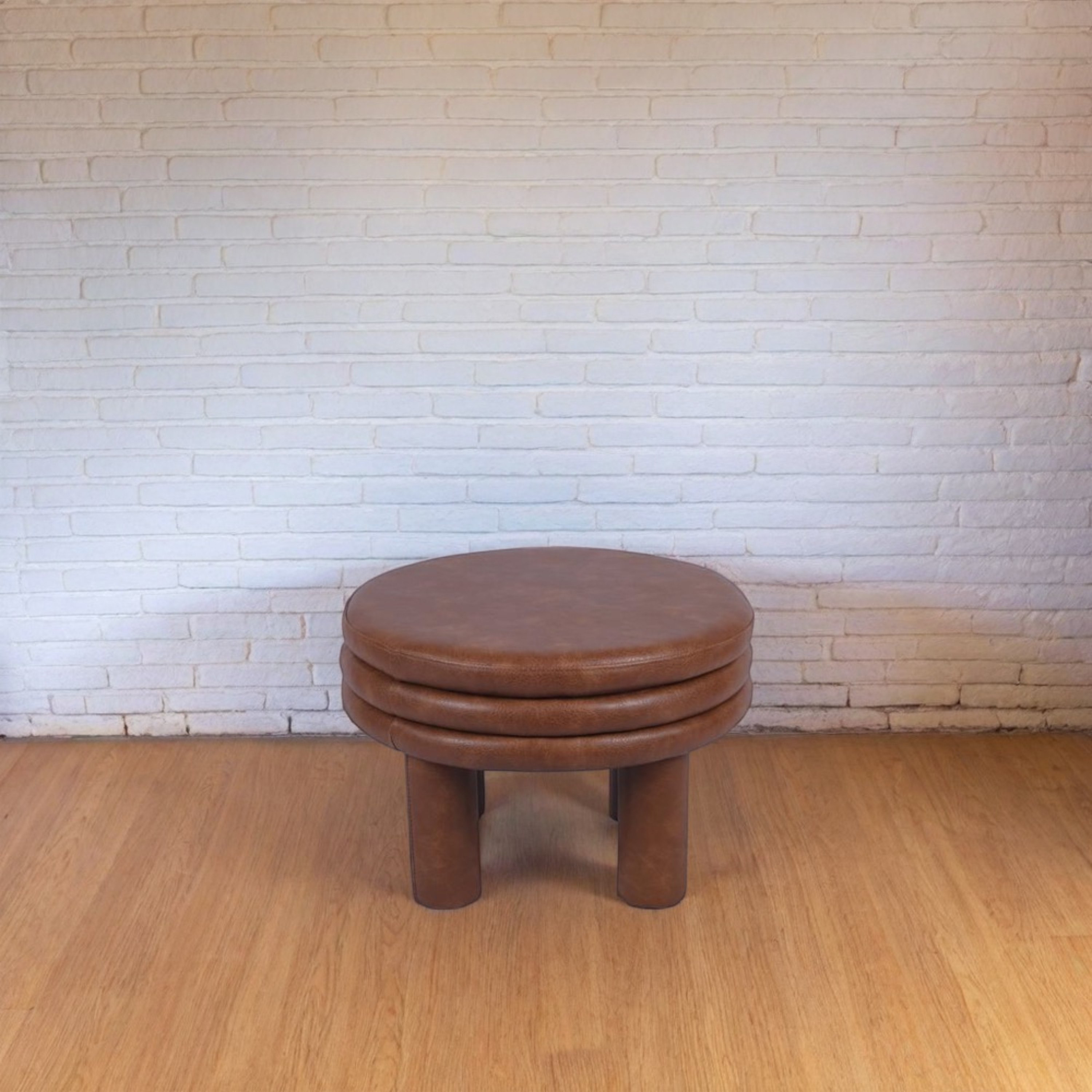 Koby Faux Leather Ottoman-hbxlivingroom-sofasandarmchairs-ottomansandfootstools-image-3
