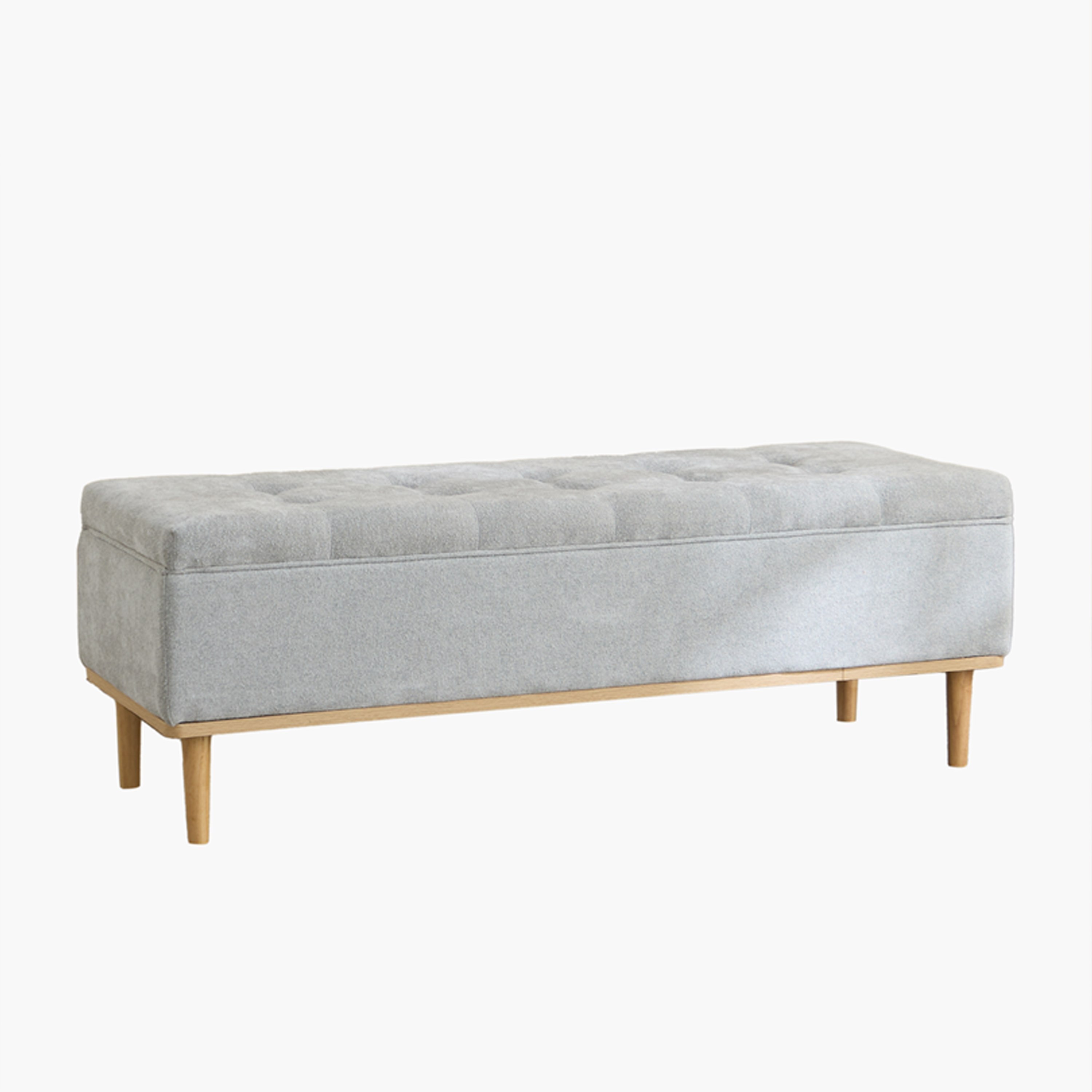 مقعد بنش قماش بإطار خشبي من درو-hbxfurniture-sofasandarmchairs-benches-image-9