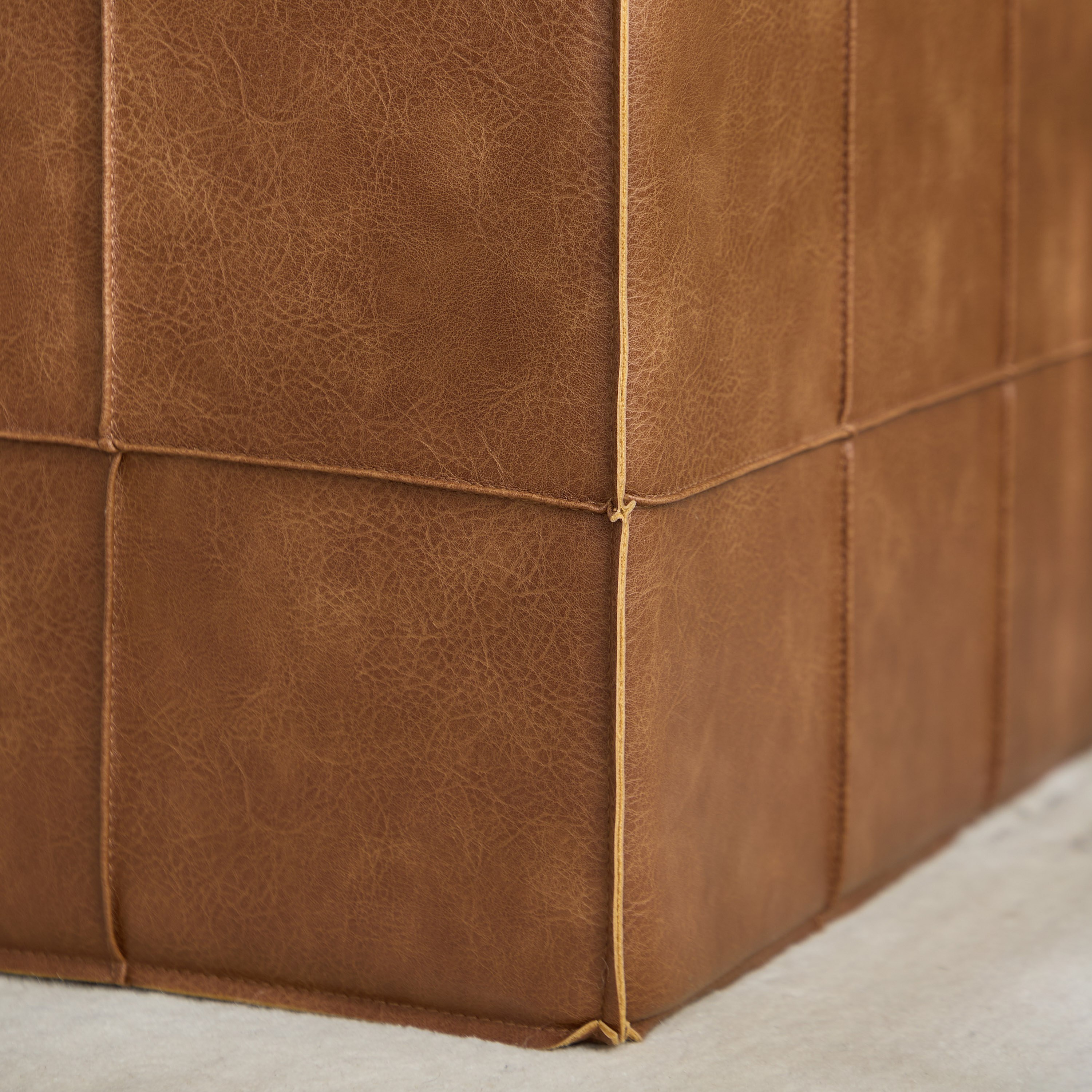 Mave Faux Leather Ottoman-hbxlivingroom-sofasandarmchairs-ottomansandfootstools-image-4