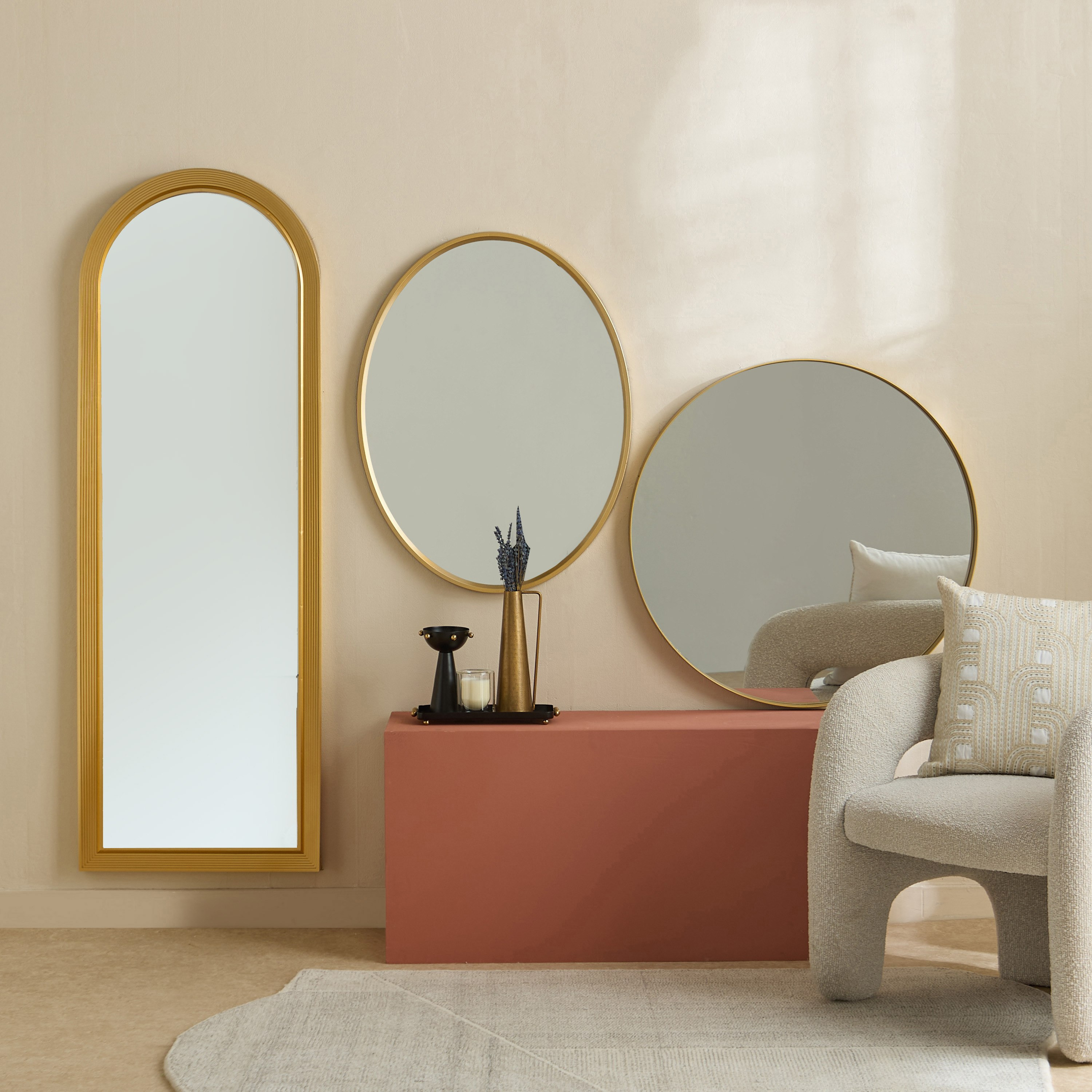 مرآة دائرية كلاسيكية من إيبرن - 80x80x5 سم-PROMO_HB_AE_B1G1_250925-image-4