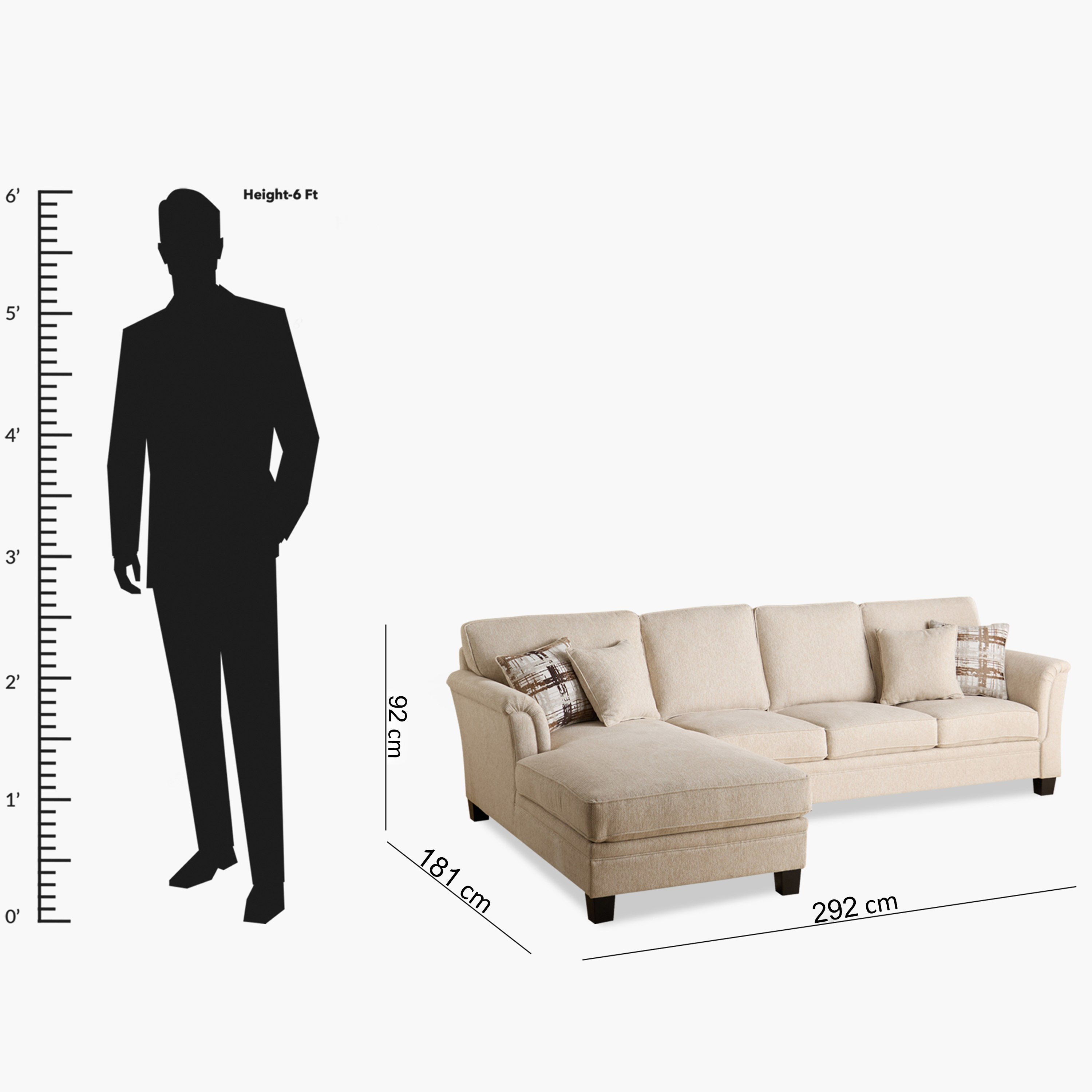 Urban 4-Seater Left Corner Fabric Sofa with 4 Cushions-hbxlivingroom-sofasandarmchairs-cornersofas-image-13
