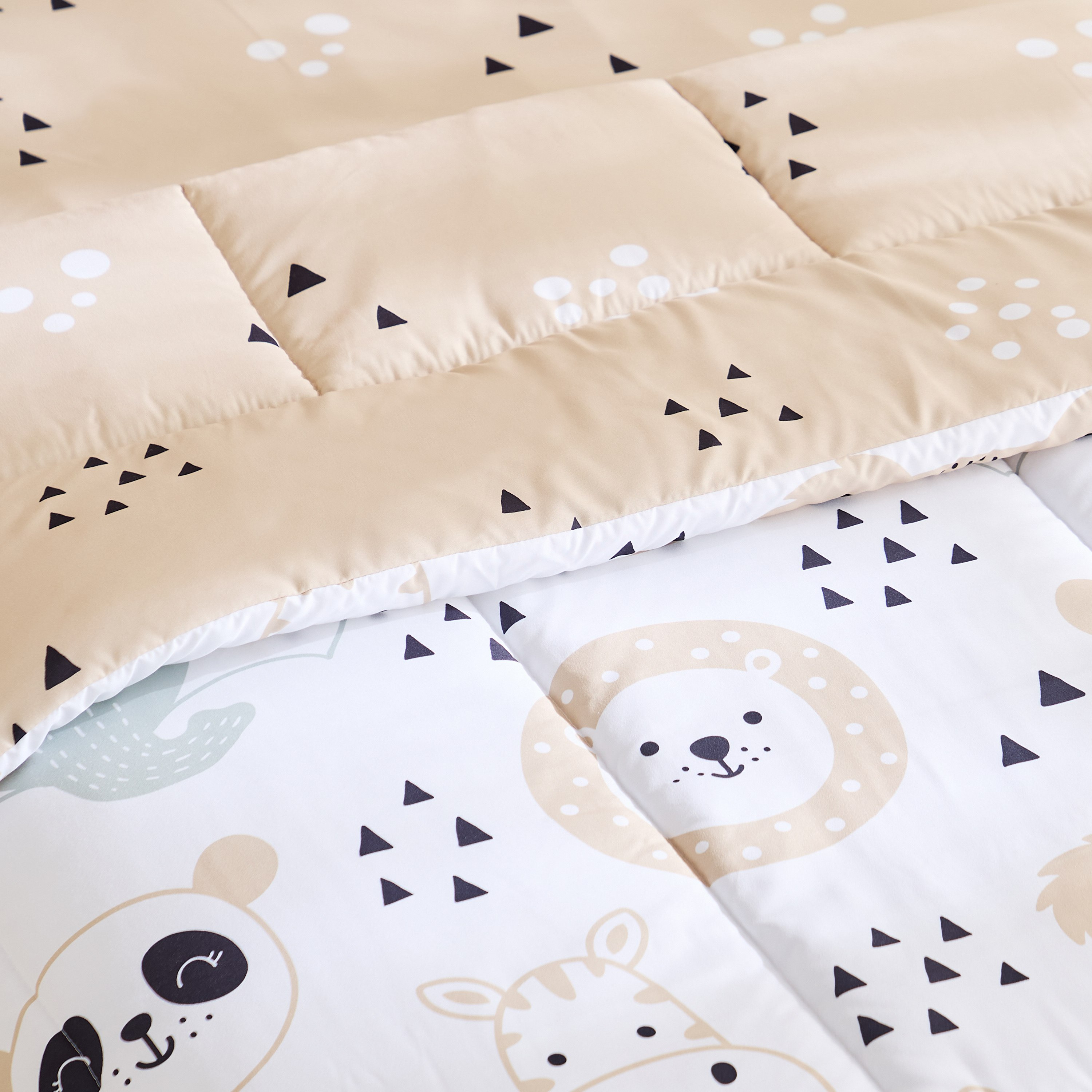 Joy Slumber 2-Piece Safari Single Microfibre Comforter Set - 135x220 cm-hbxhomeware-hbxkidsandyouth-image-5