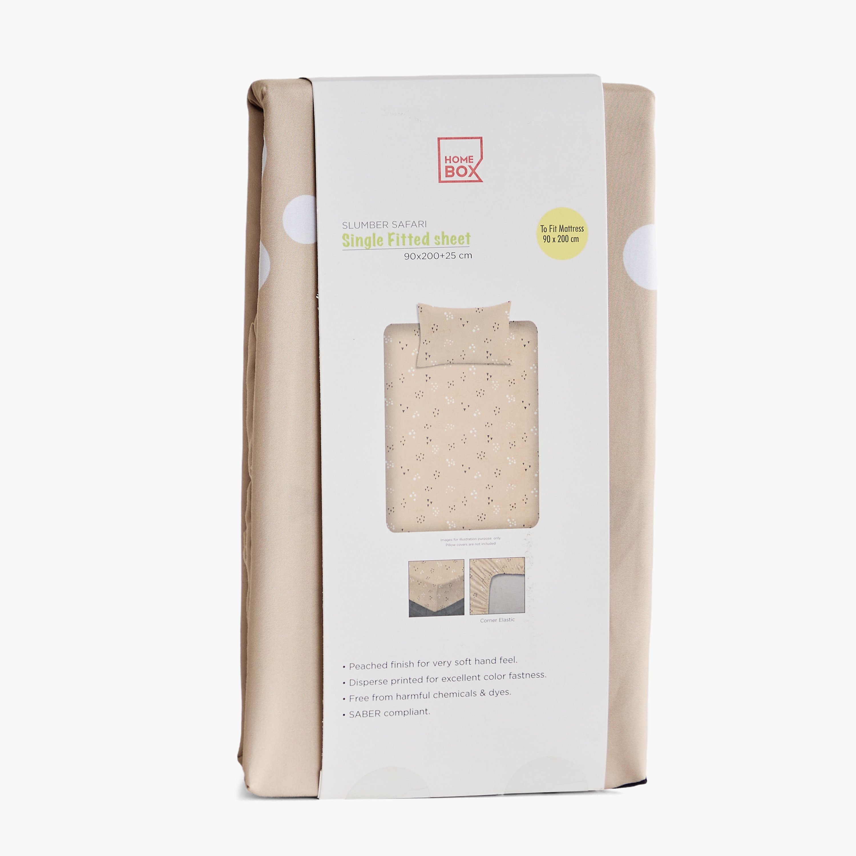 Joy Slumber Safari Single Microfibre Fitted Sheet - 90x200+25 cm-hbxhomeware-hbxbedroom-image-8