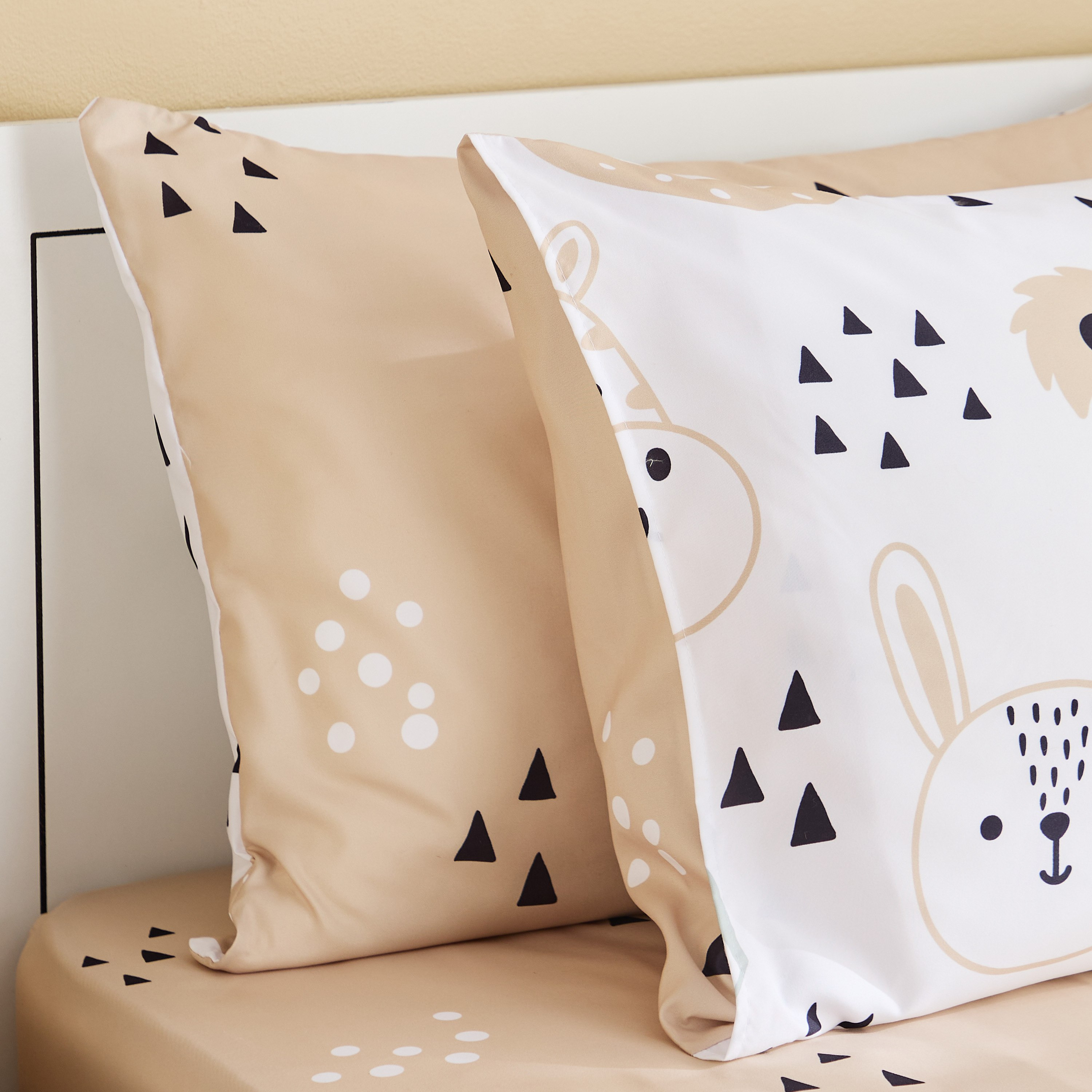 Joy 2-Piece Slumber Safari Microfibre Pillow Cover Set - 50x75 cm-hbxhomeware-hbxkidsandyouth-image-3