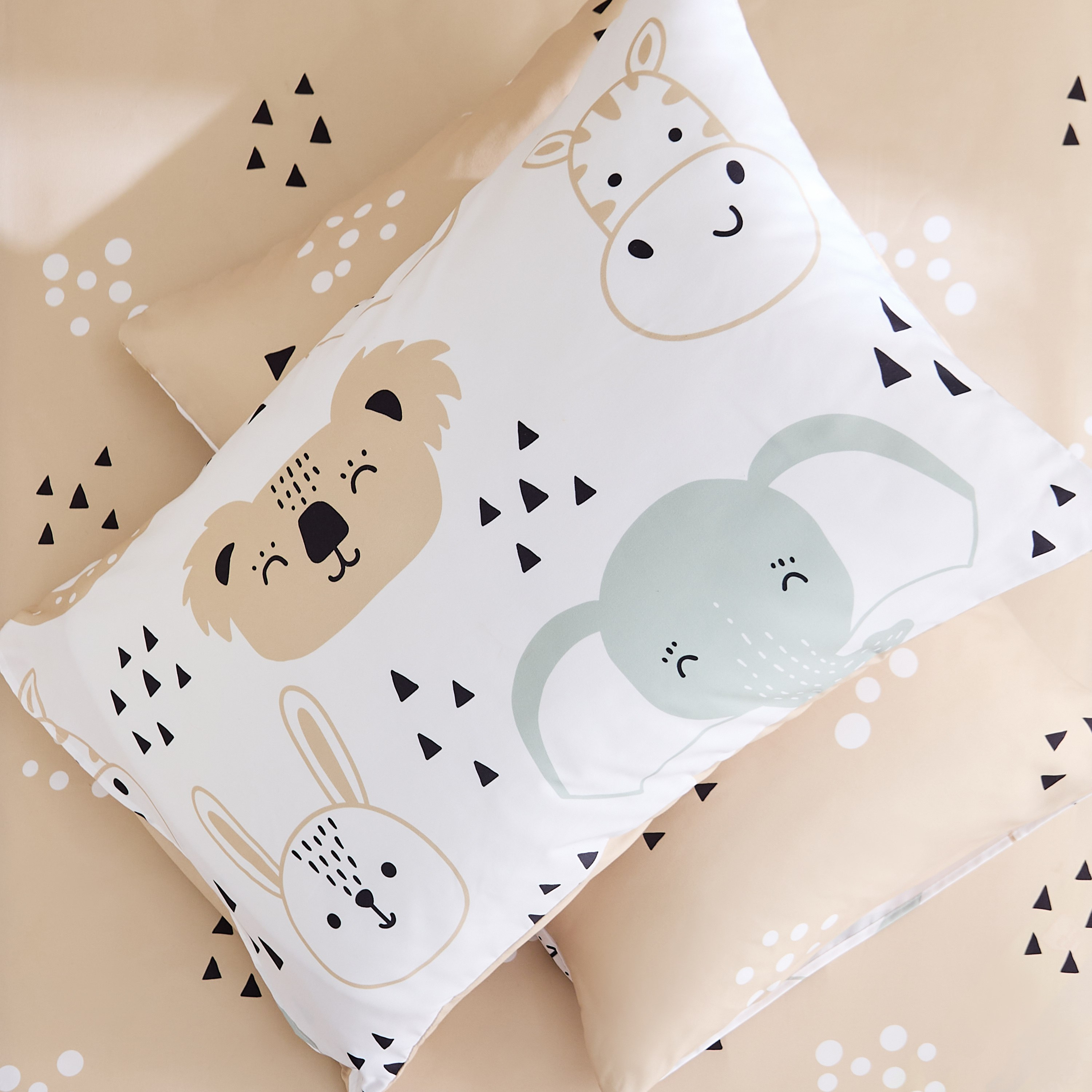Joy 2-Piece Slumber Safari Microfibre Pillow Cover Set - 50x75 cm-hbxhomeware-hbxkidsandyouth-image-4