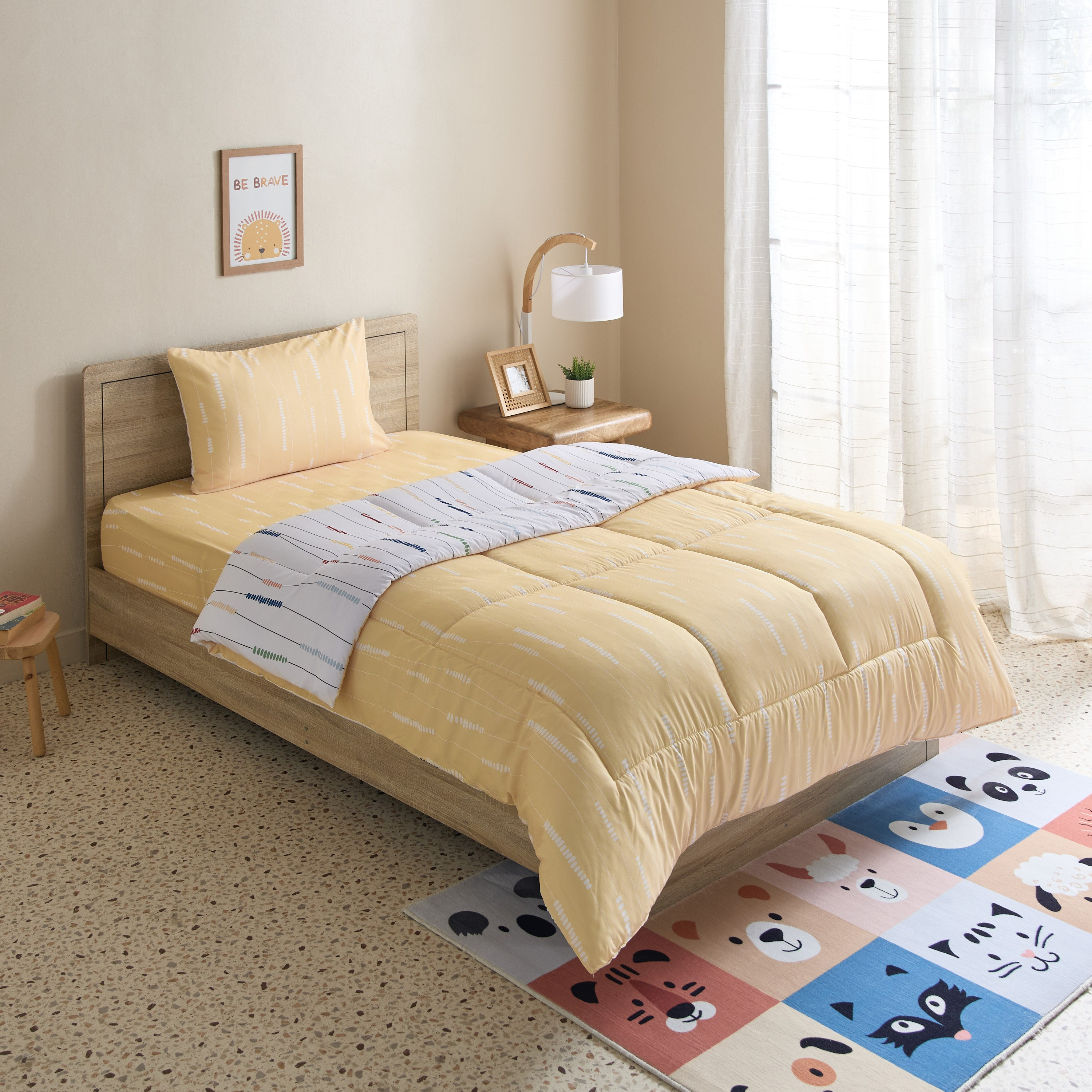 طقم لحاف توين من الألياف الدقيقة بوبين قطعتين من جوي سليمبر - 160x220 سم-hbxhomeware-hbxkidsandyouth-image-2