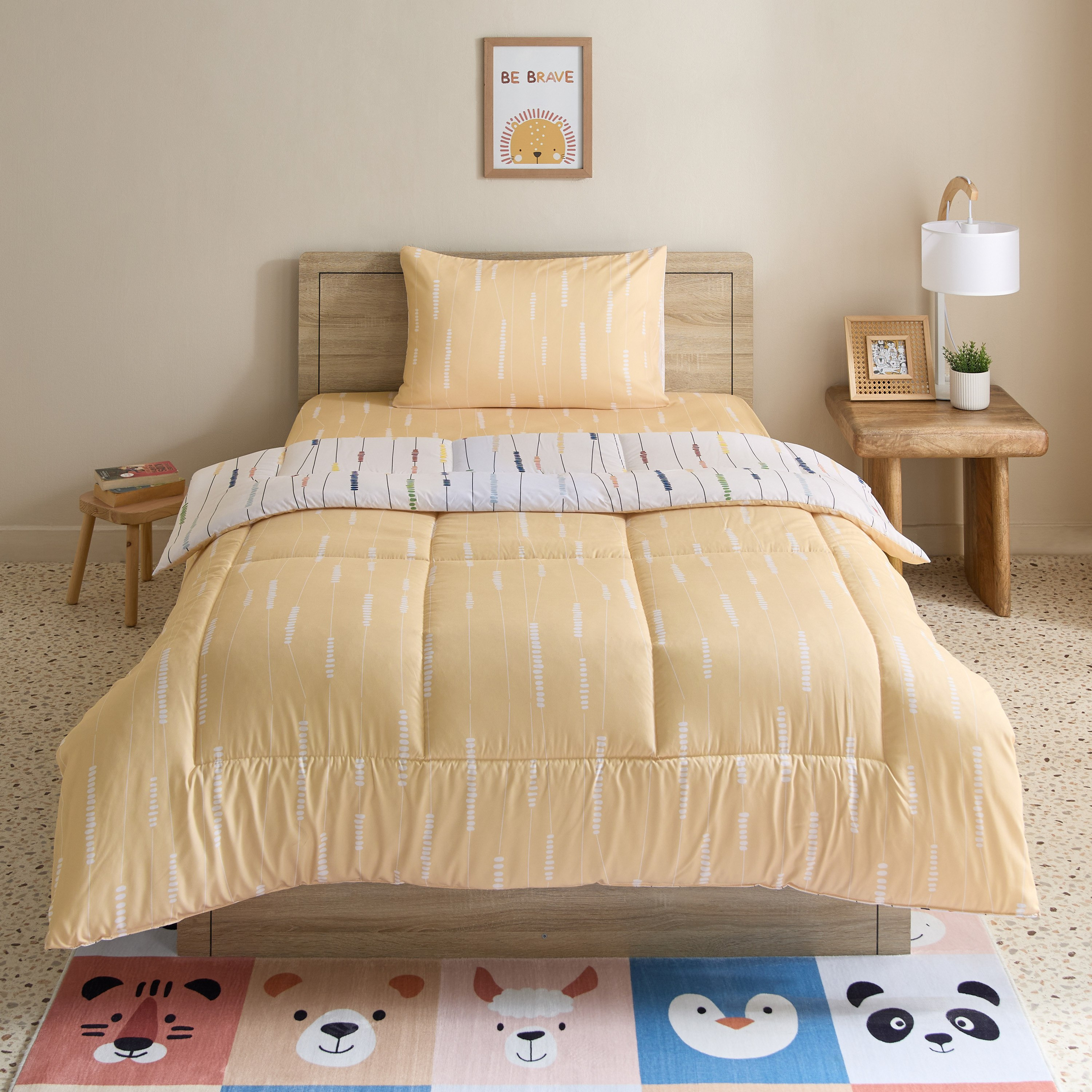 طقم لحاف توين من الألياف الدقيقة بوبين قطعتين من جوي سليمبر - 160x220 سم-hbxhomeware-hbxkidsandyouth-image-3