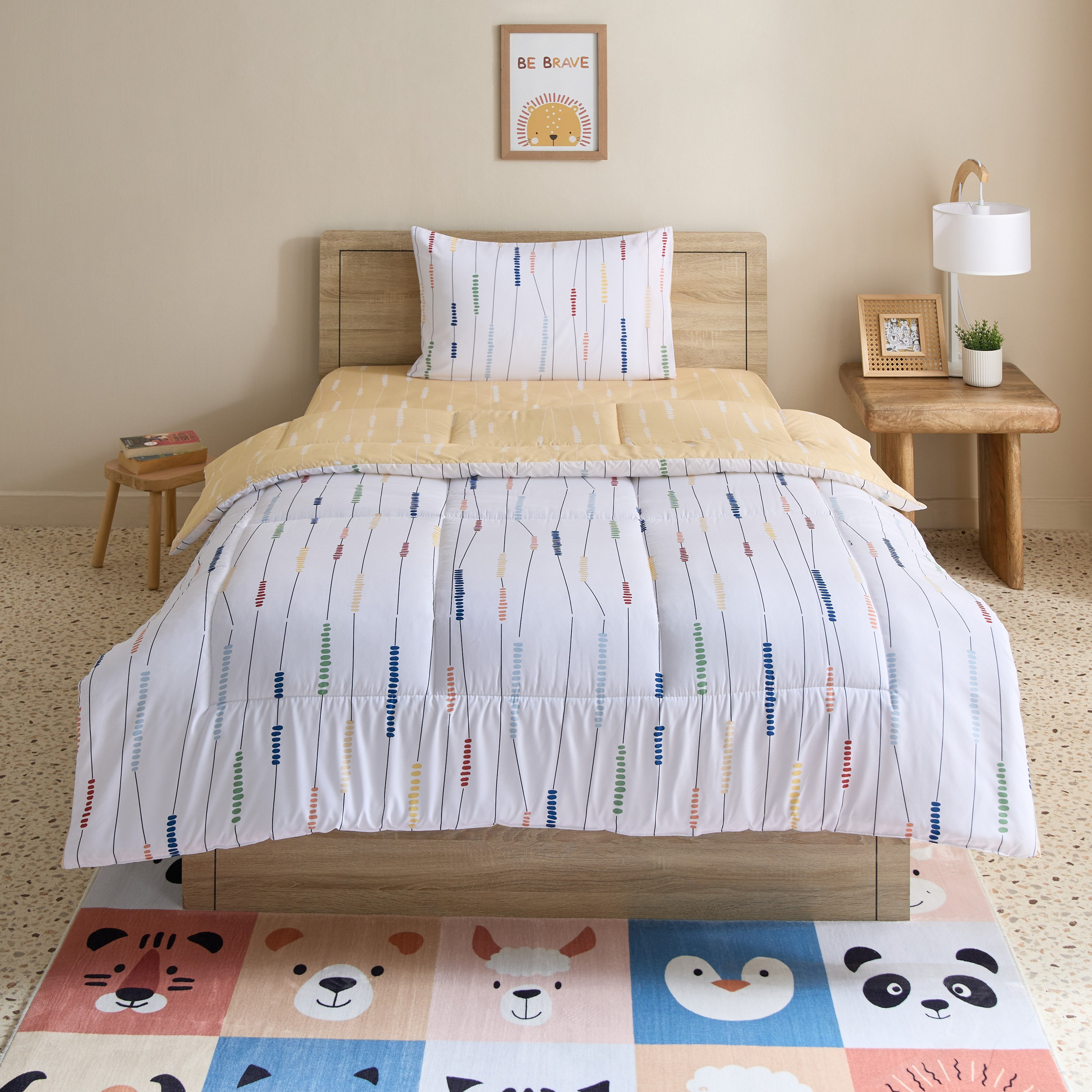طقم لحاف توين من الألياف الدقيقة بوبين قطعتين من جوي سليمبر - 160x220 سم-hbxhomeware-hbxkidsandyouth-image-4