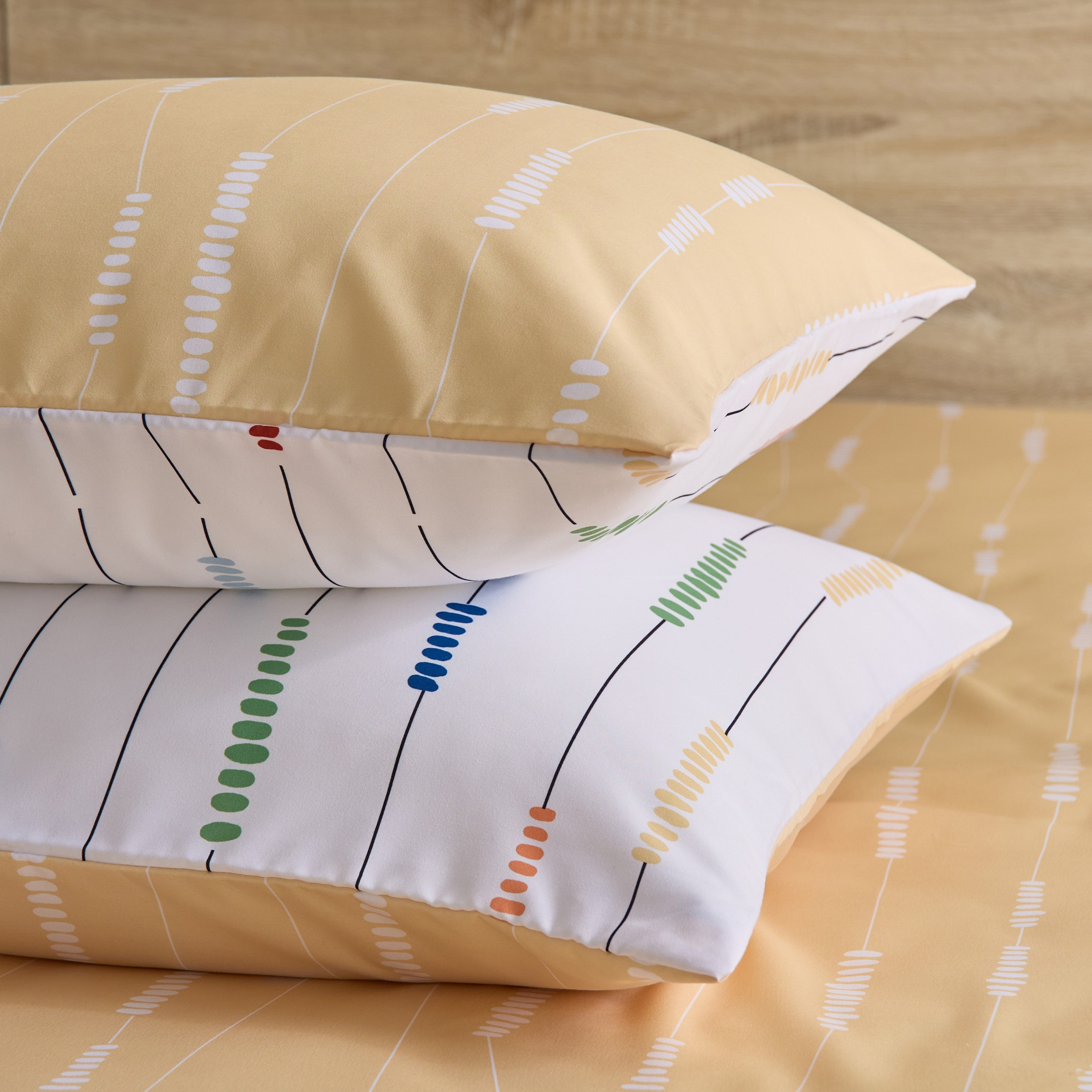 Joy Slumber 2-Piece Poppin Microfibre Pillow Cover Set - 50x75 cm-hbxhomeware-hbxkidsandyouth-image-5