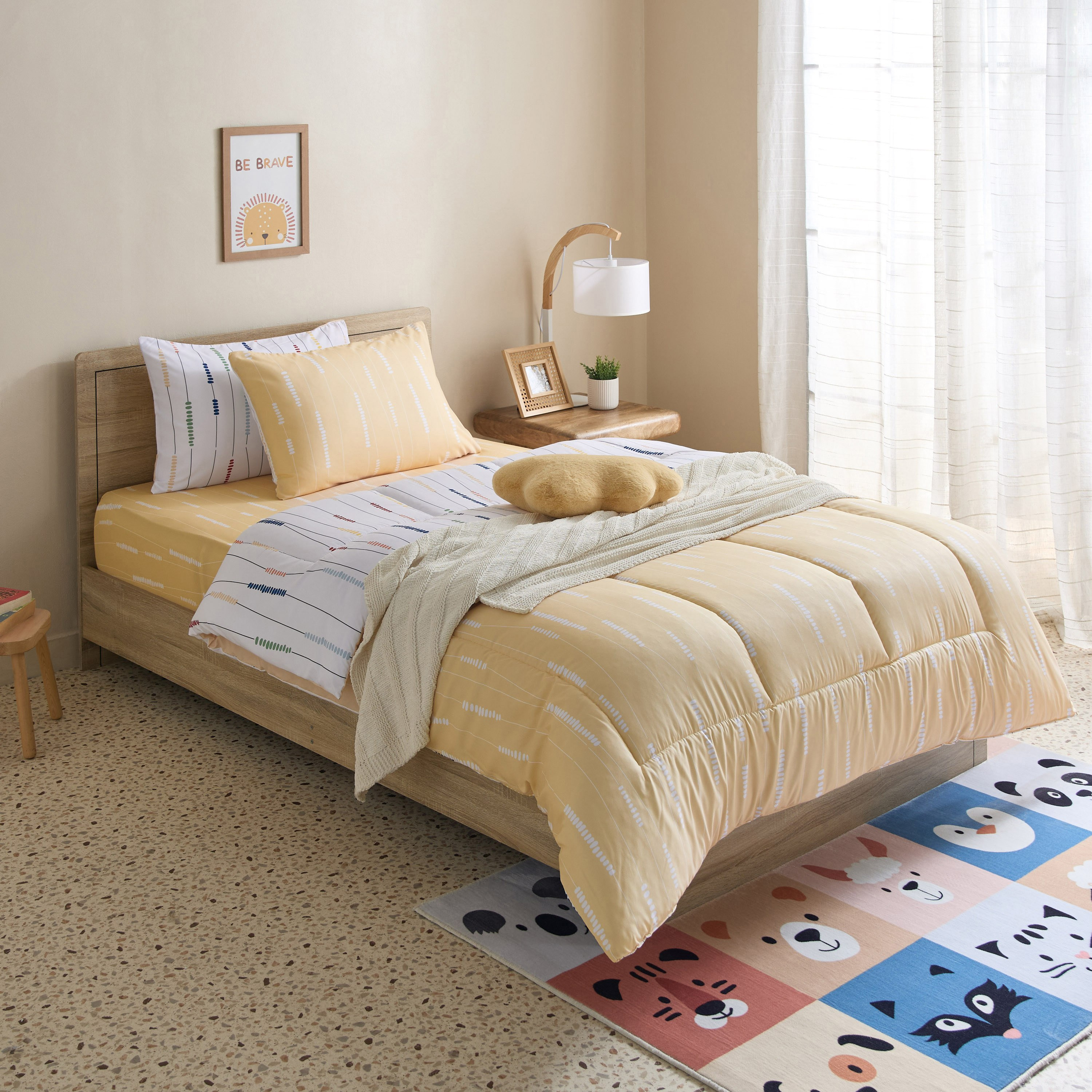 Joy Slumber 2-Piece Poppin Microfibre Pillow Cover Set - 50x75 cm-hbxhomeware-hbxkidsandyouth-image-6