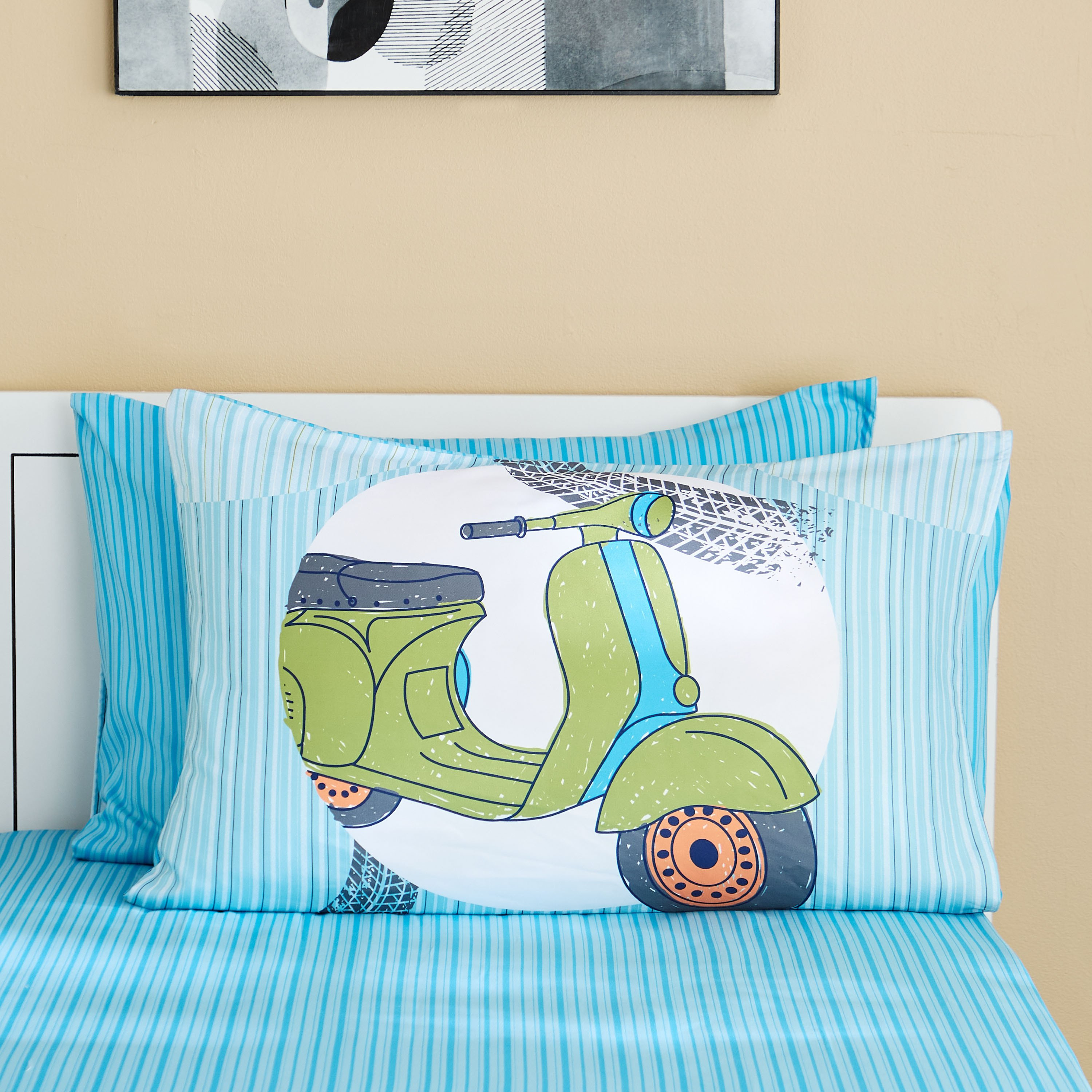 Tom 2-Piece Slumber Ride Glide Microfibre Pillow Cover Set - 50x75 cm-hbxhomeware-hbxkidsandyouth-image-2