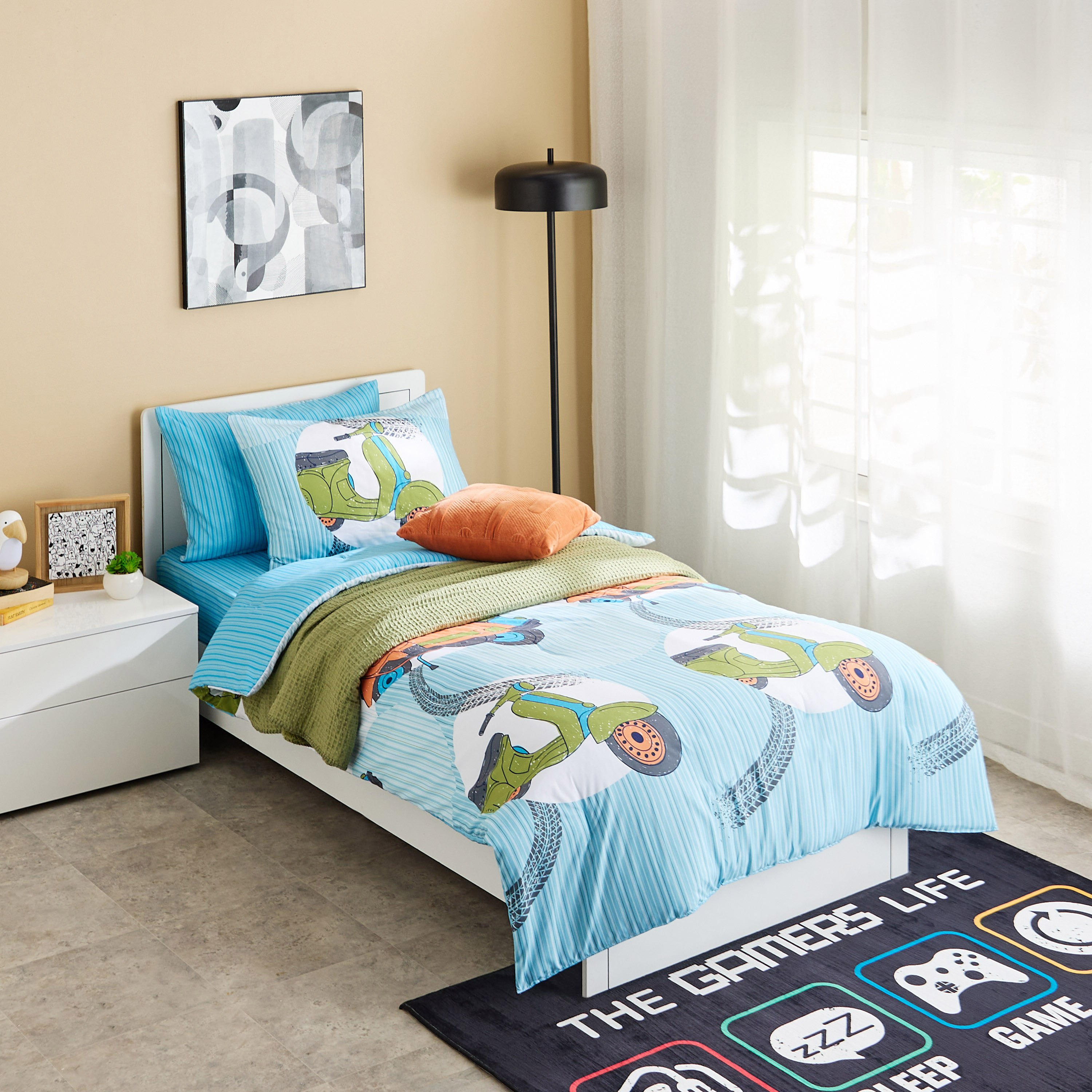 Tom 2-Piece Slumber Ride Glide Microfibre Pillow Cover Set - 50x75 cm-hbxhomeware-hbxkidsandyouth-image-6