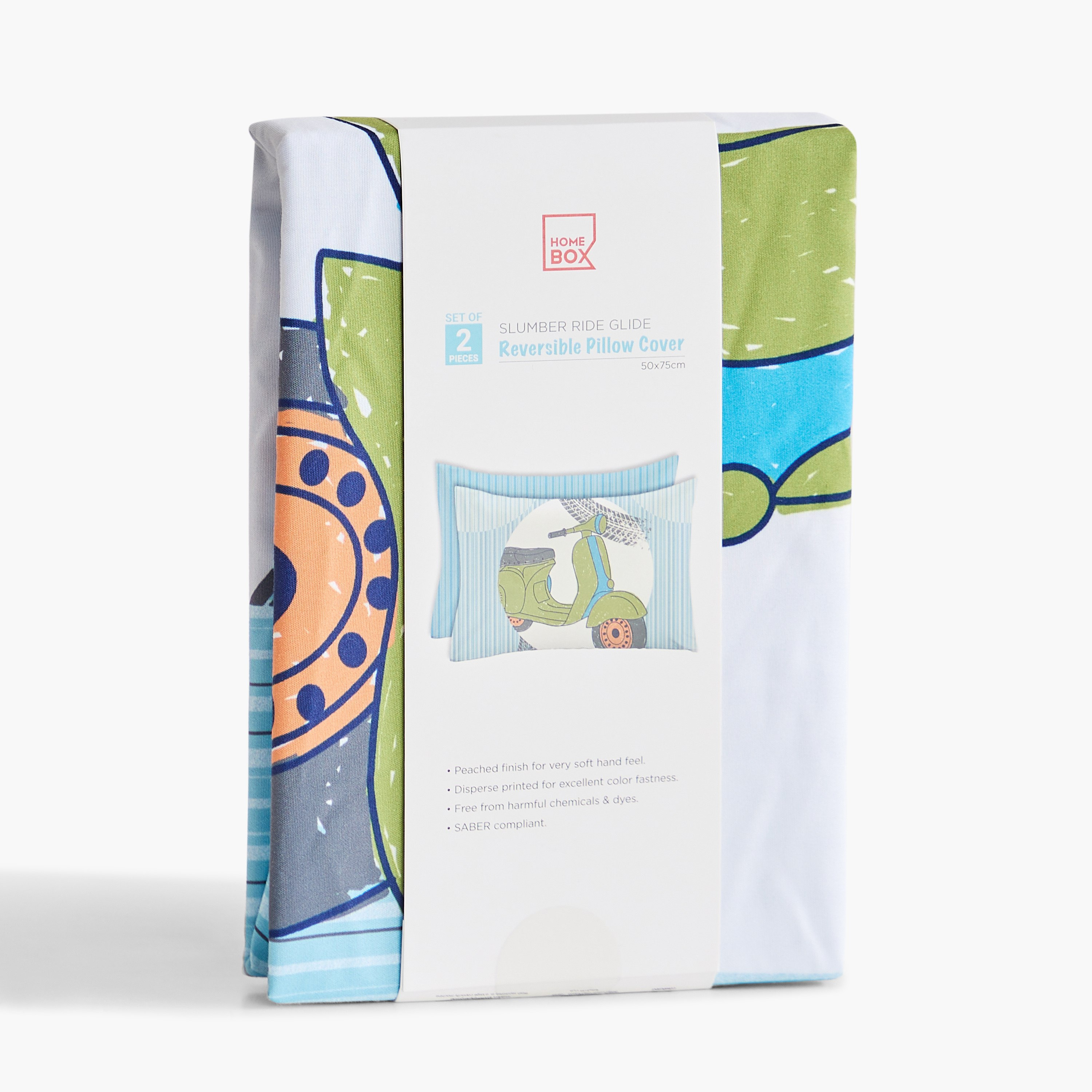 Tom 2-Piece Slumber Ride Glide Microfibre Pillow Cover Set - 50x75 cm-hbxhomeware-hbxkidsandyouth-image-7