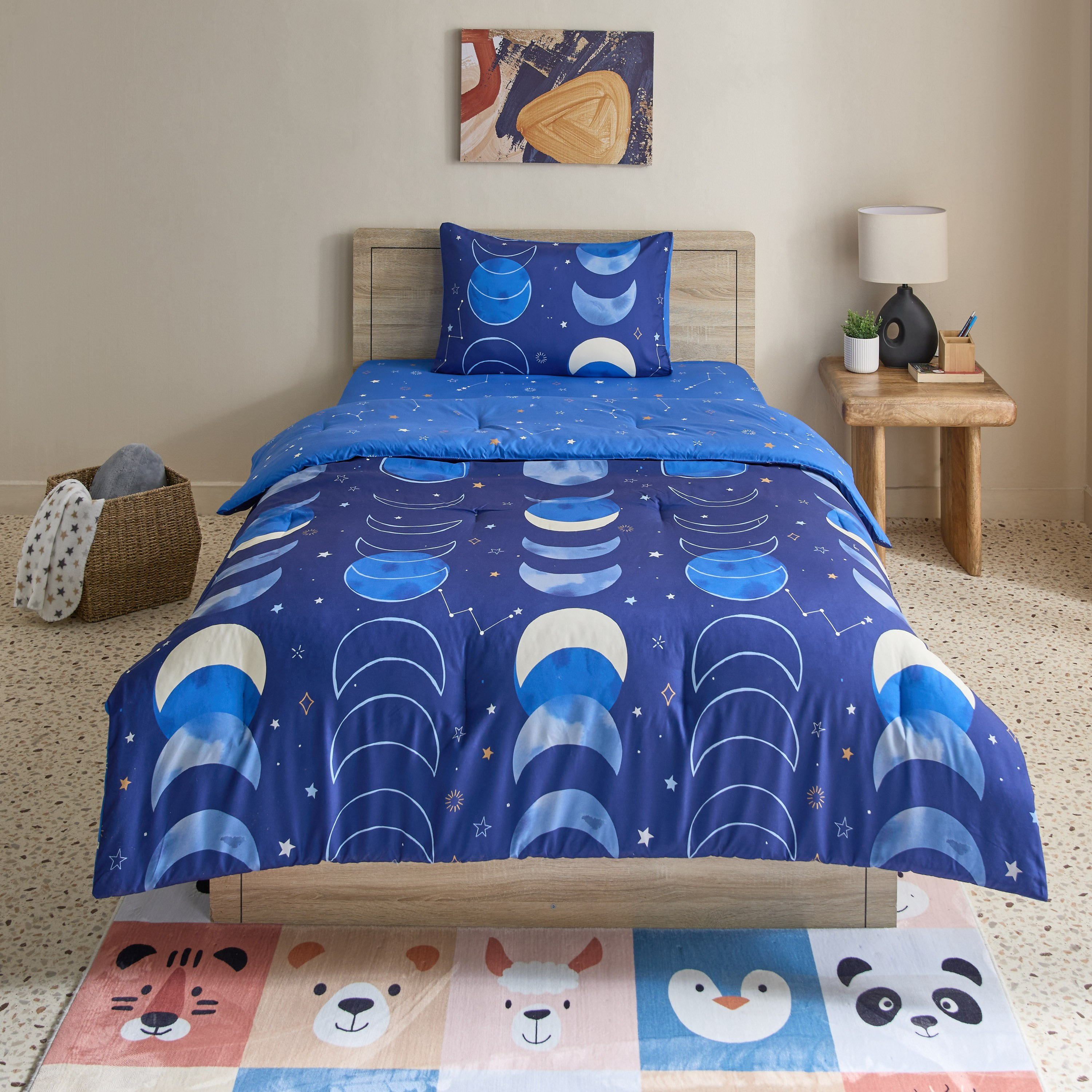 Tom Slumber 2-Piece Galactic Twin Microfibre Comforter Set - 160x220 cm-hbxhomeware-hbxkidsandyouth-image-2