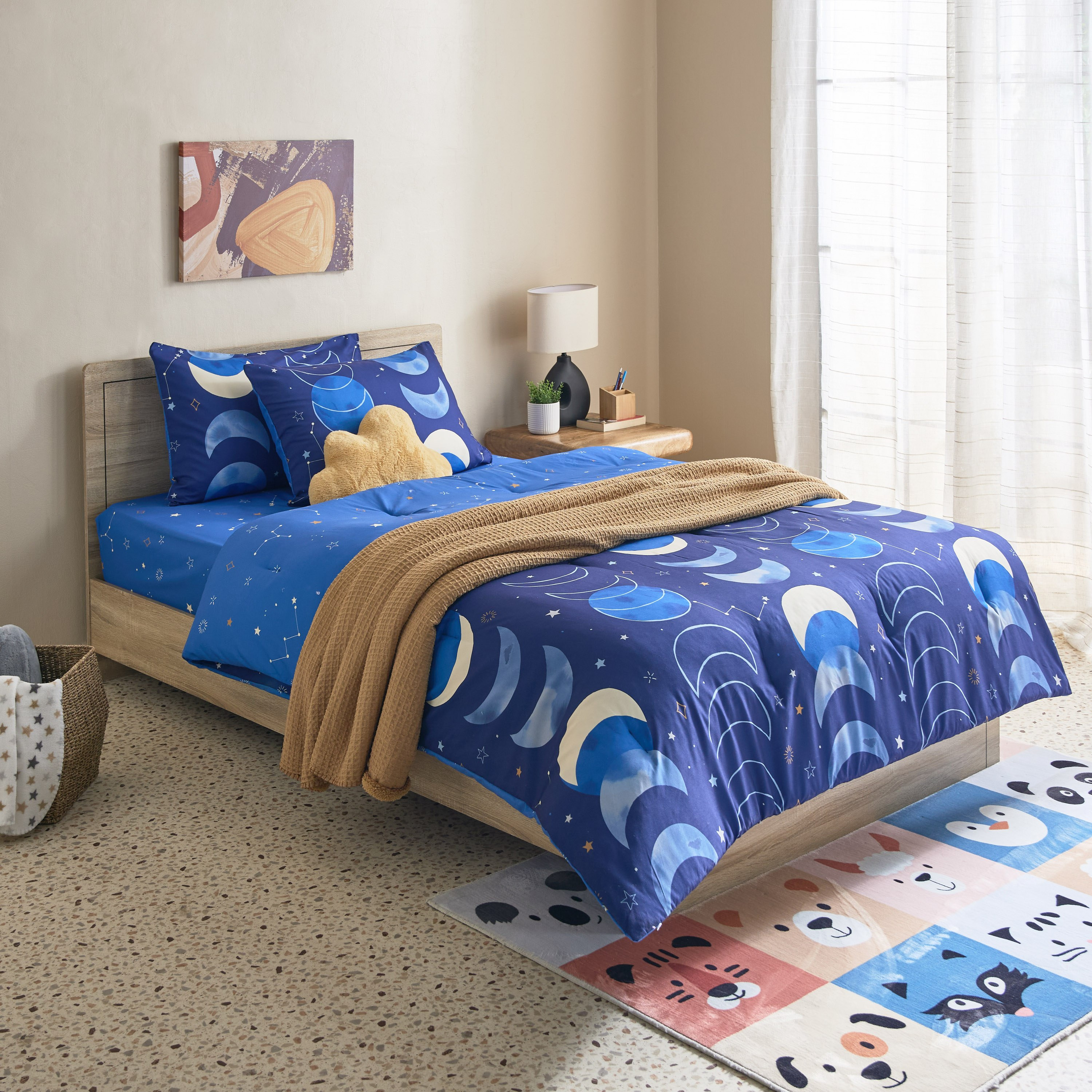 Tom Slumber 2-Piece Galactic Twin Microfibre Comforter Set - 160x220 cm-hbxhomeware-hbxkidsandyouth-image-8