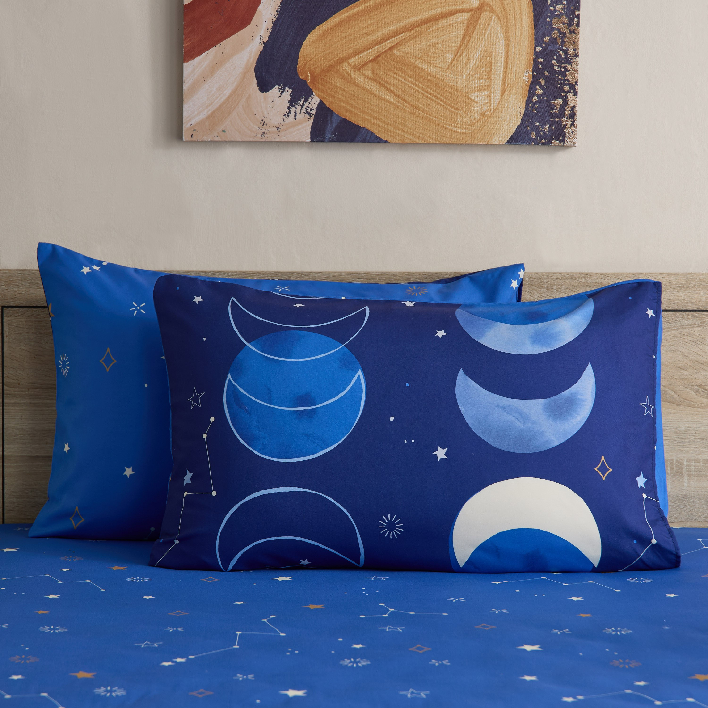 Tom Slumber 2-Piece Galactic Microfibre Pillow Cover Set -  50x75 cm-hbxhomeware-hbxkidsandyouth-image-2