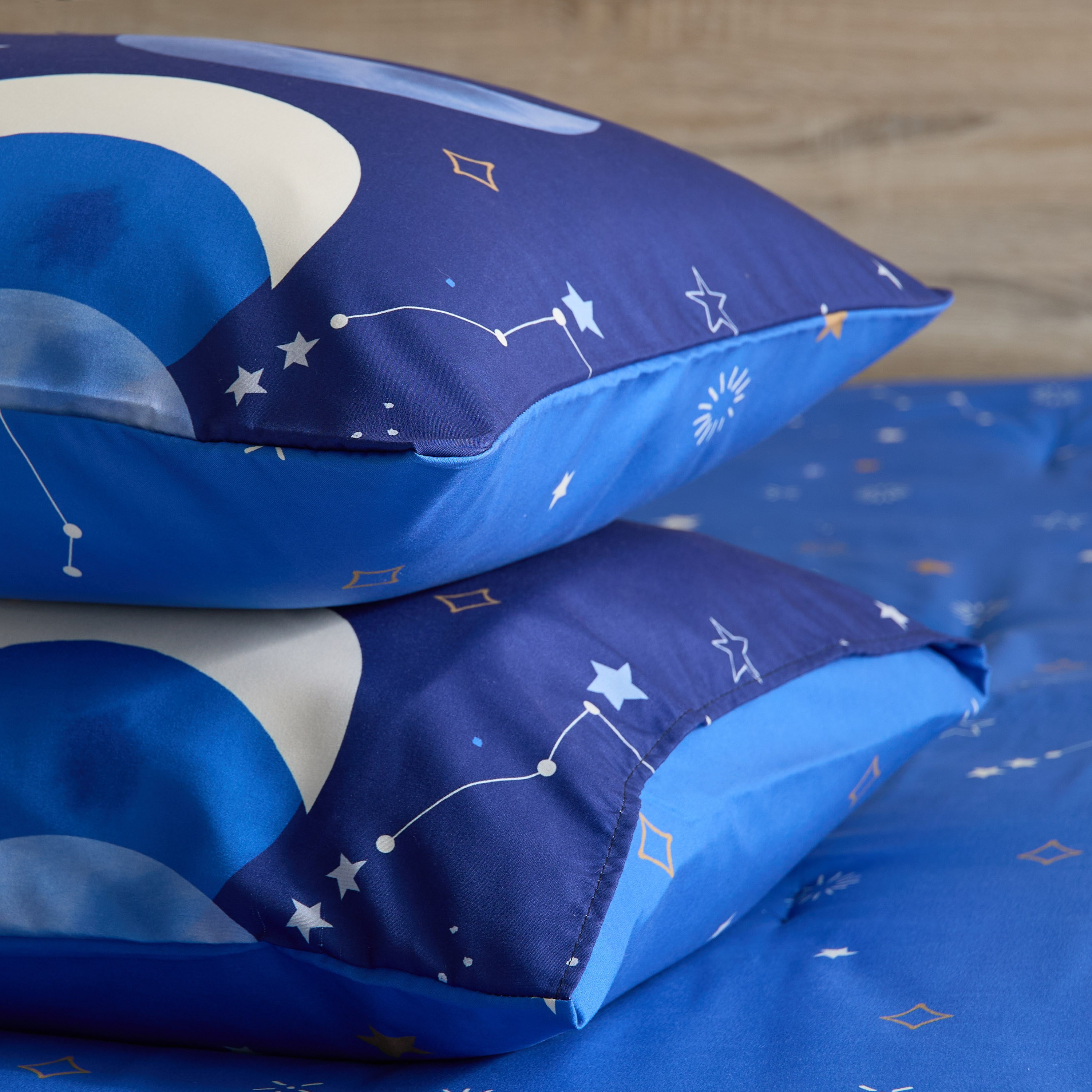 Tom Slumber 2-Piece Galactic Microfibre Pillow Cover Set -  50x75 cm-hbxhomeware-hbxkidsandyouth-image-4