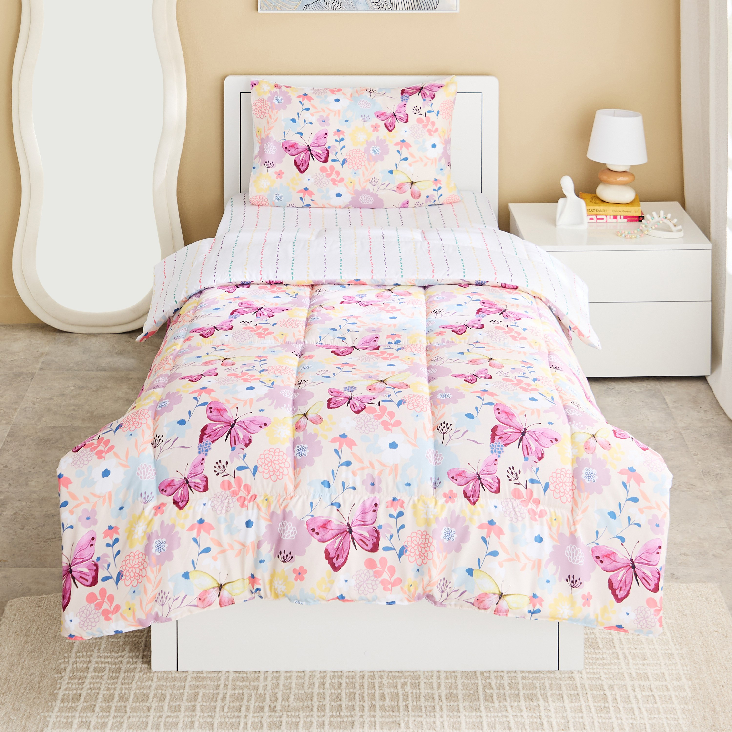 Ivy Slumber Petals 2-Piece Single Microfibre Comforter Set - 135x220 cm-hbxhomeware-hbxkidsandyouth-image-2