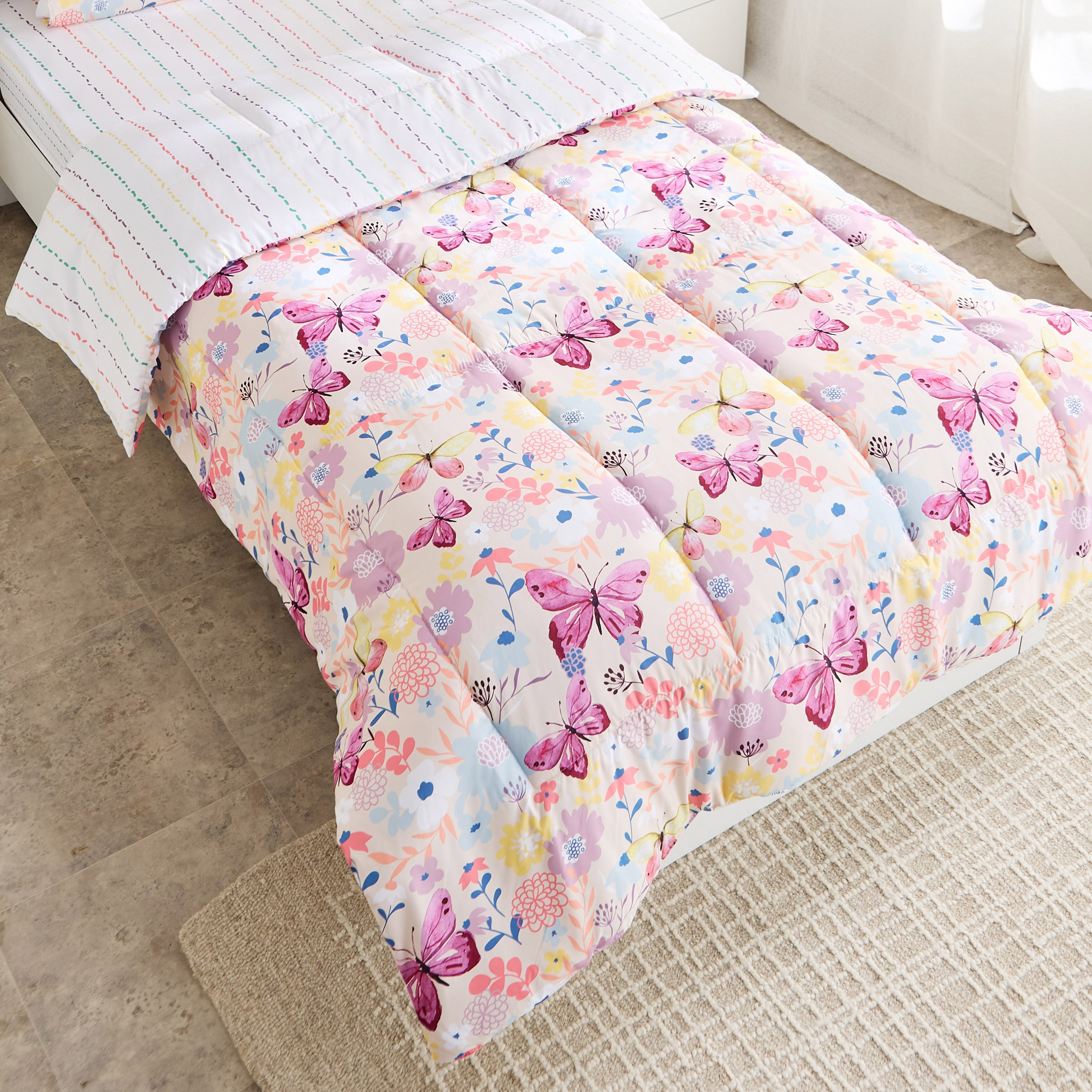Ivy Slumber Petals 2-Piece Single Microfibre Comforter Set - 135x220 cm-hbxhomeware-hbxkidsandyouth-image-4