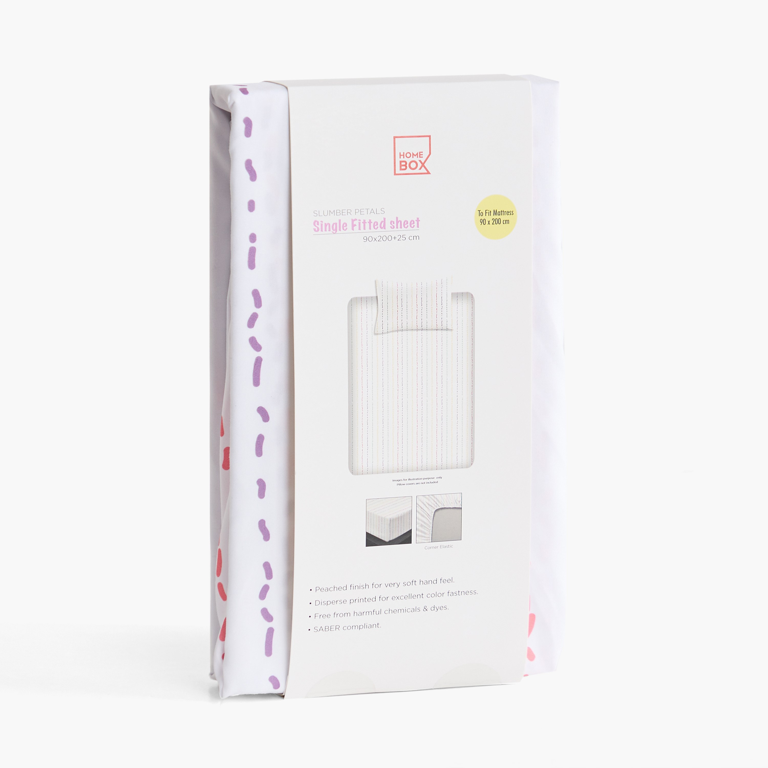 Ivy Slumber Petals Single Microfibre Fitted Sheet - 90x200+25 cm-hbxhomeware-hbxbedroom-image-8