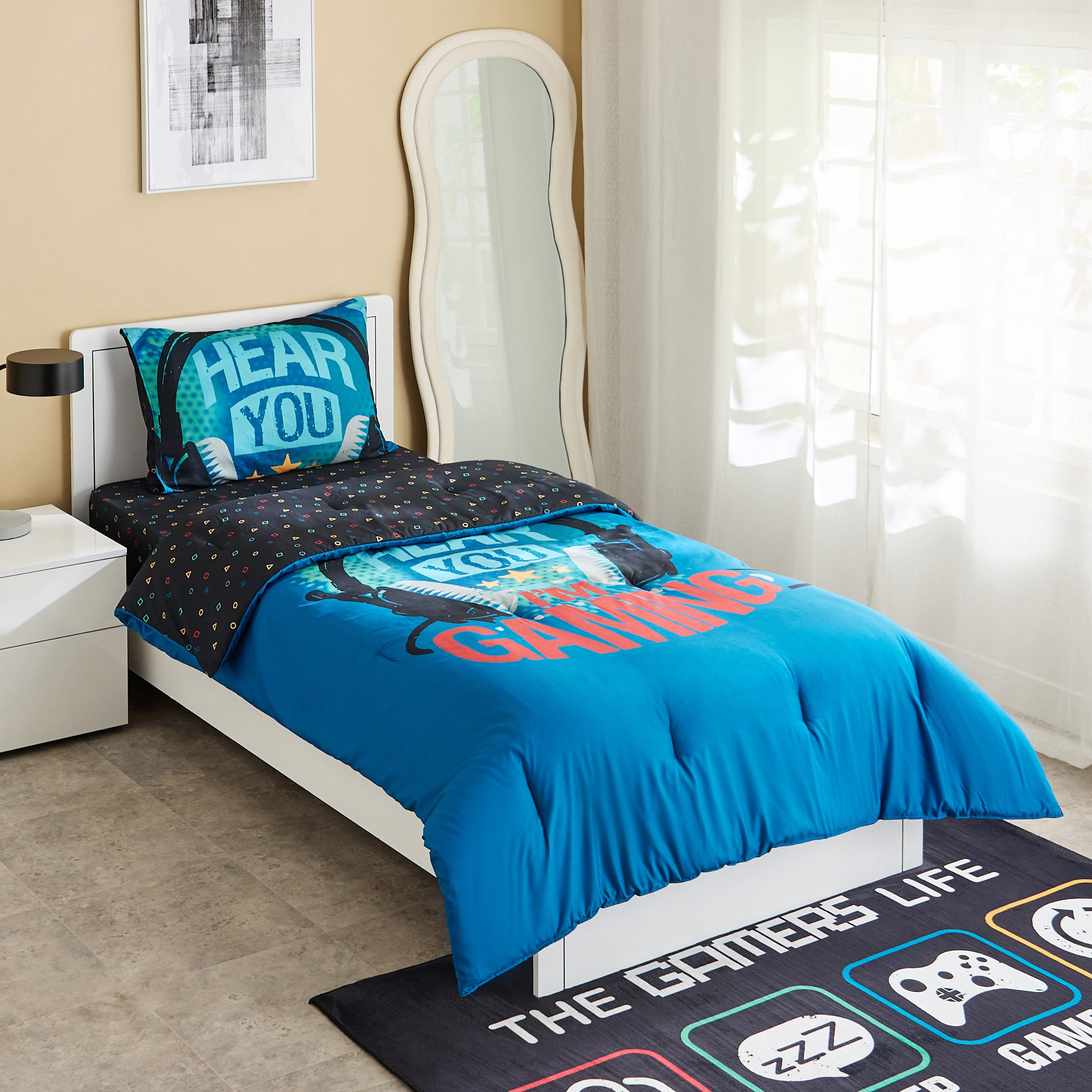 طقم لحاف فردي من الألياف الدقيقة جيمنج قطعتين من سيلمبر كونسول-hbxhomeware-hbxkidsandyouth-image-1