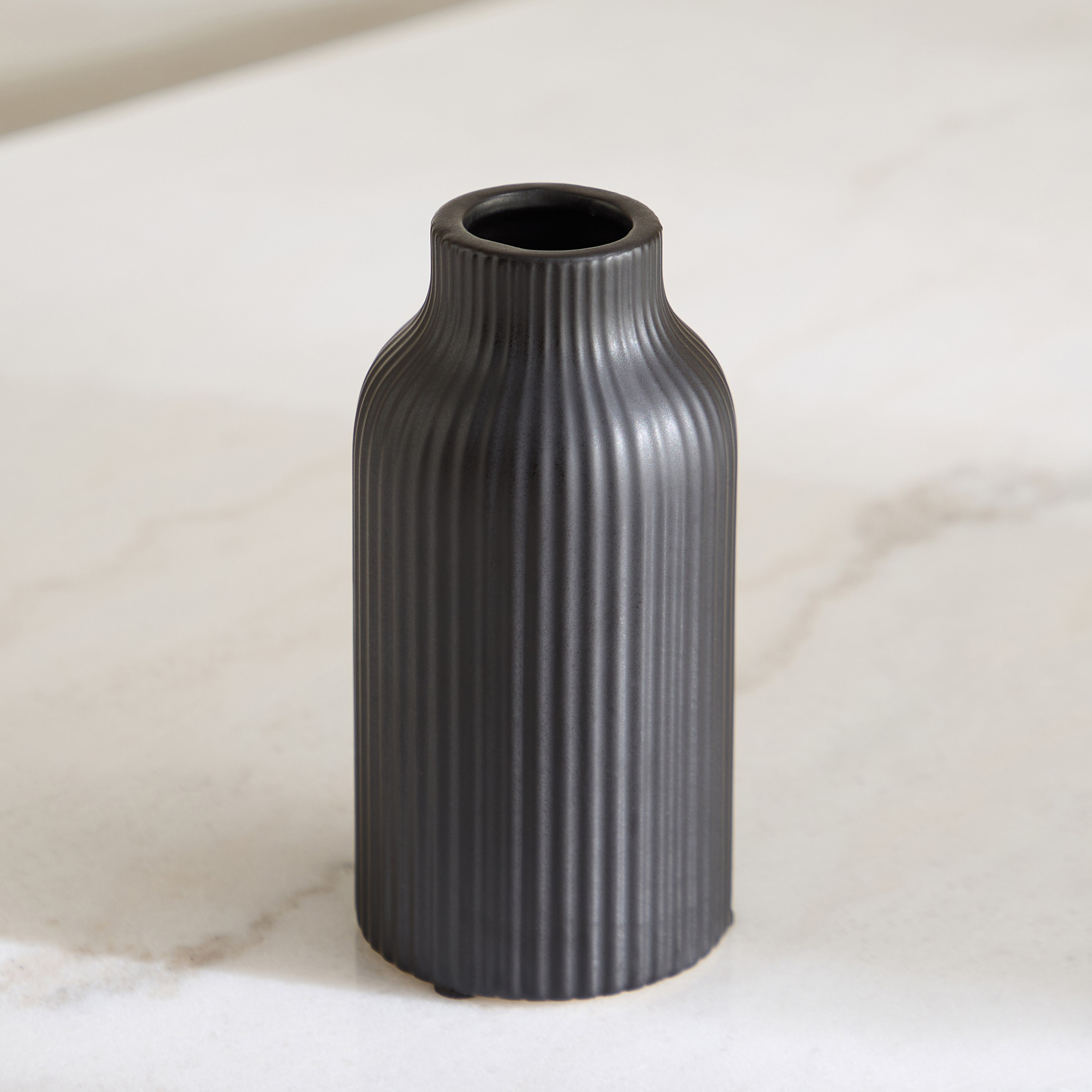 Sansa Roma Ceramic Vase - 7.5x7.5x15 cm-hbxbedroom-decorandaccessories-vases-image-2