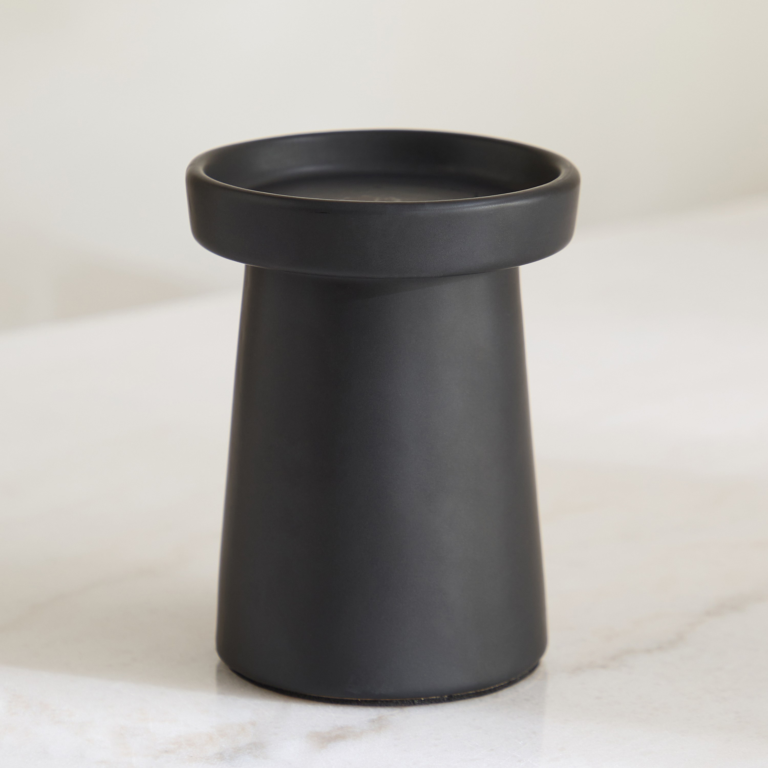 Sansa Roma Ceramic Candleholder - 10.5x10.5x13.5 cm-hbxlivingroom-decorandaccessories-candleholders-image-2