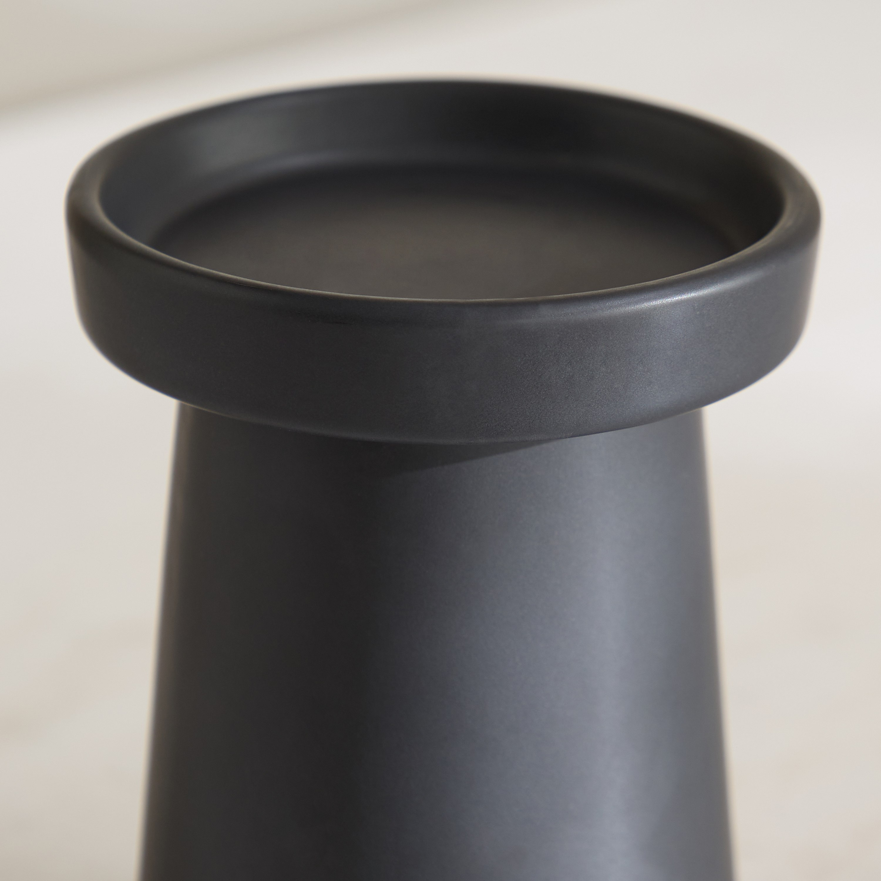 Sansa Roma Ceramic Candleholder - 10.5x10.5x13.5 cm-hbxlivingroom-decorandaccessories-candleholders-image-3