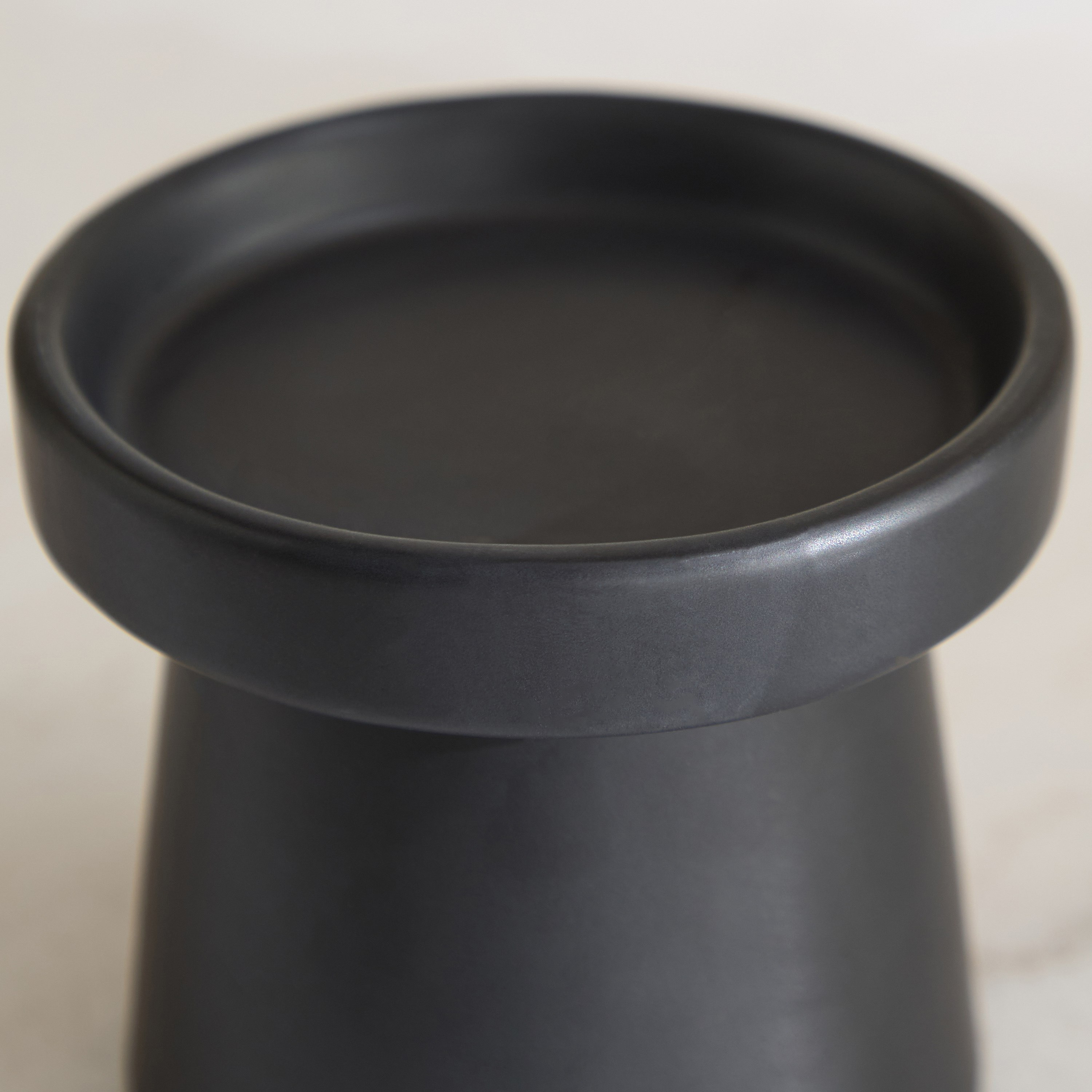 Sansa Roma Ceramic Candleholder - 10.5x10.5x9 cm-hbxlivingroom-decorandaccessories-candleholders-image-3