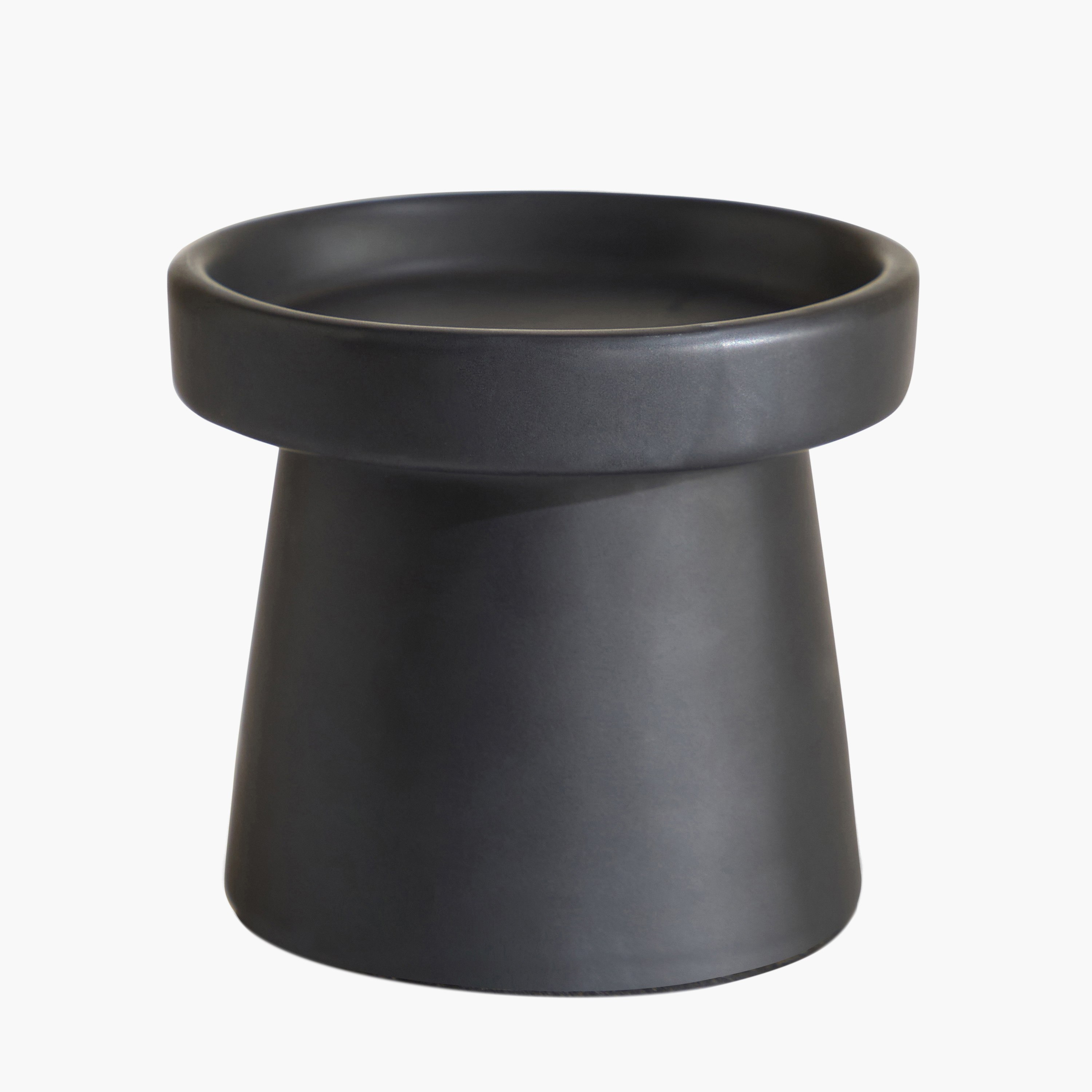 Sansa Roma Ceramic Candleholder - 10.5x10.5x9 cm-hbxlivingroom-decorandaccessories-candleholders-image-5