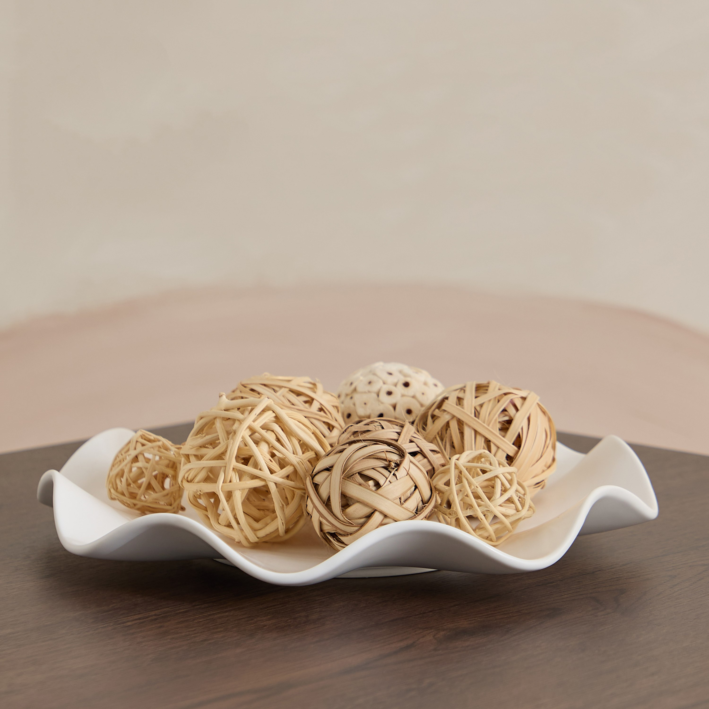 Sansa Roma Ceramic Decor Tray - 25.3x25.3x3.7 cm-hbxhomeware-hbxdecorandfurnishings-image-1
