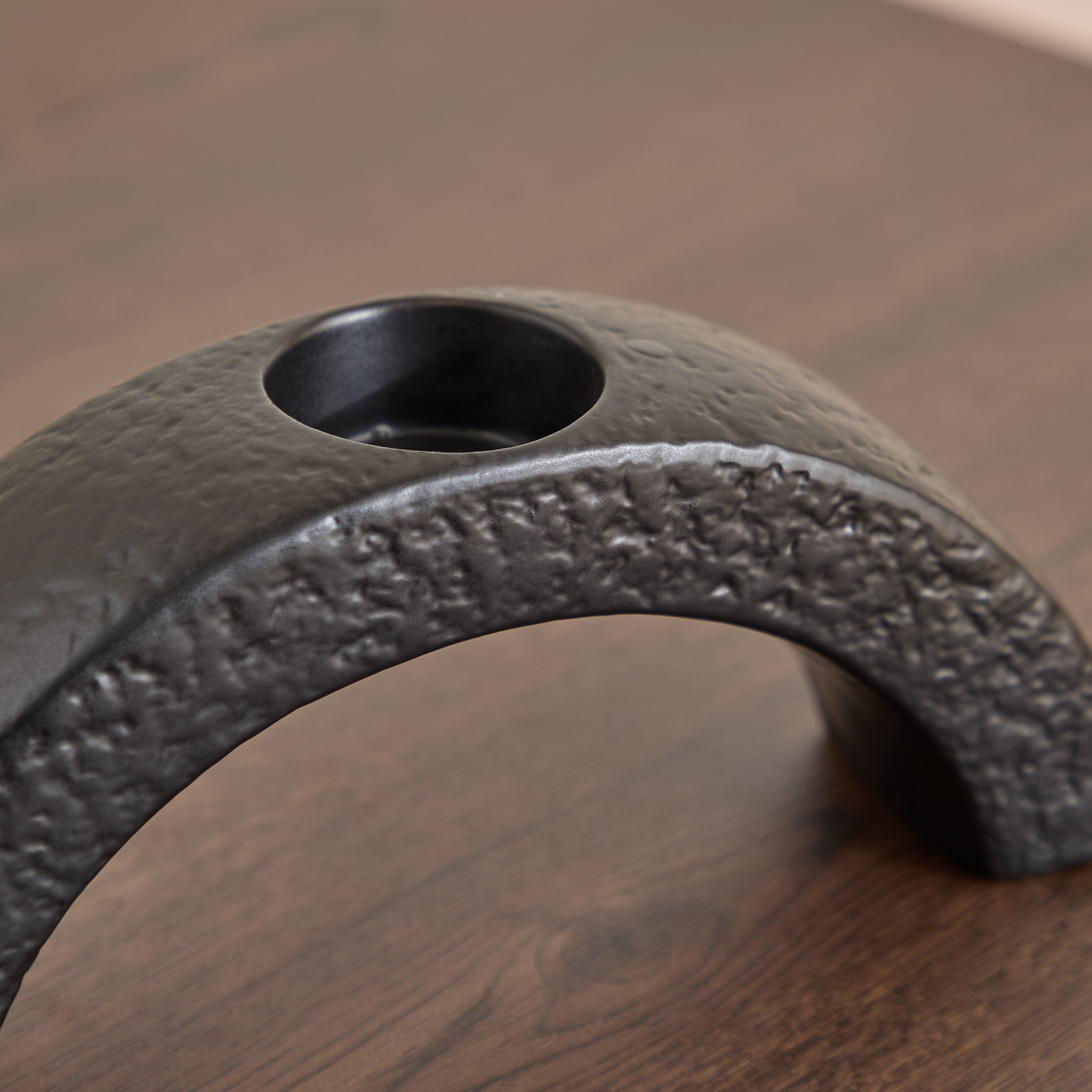 Sansa Roma Ceramic Candleholder - 21.8x6x9.5 cm-hbxlivingroom-decorandaccessories-candleholders-image-3