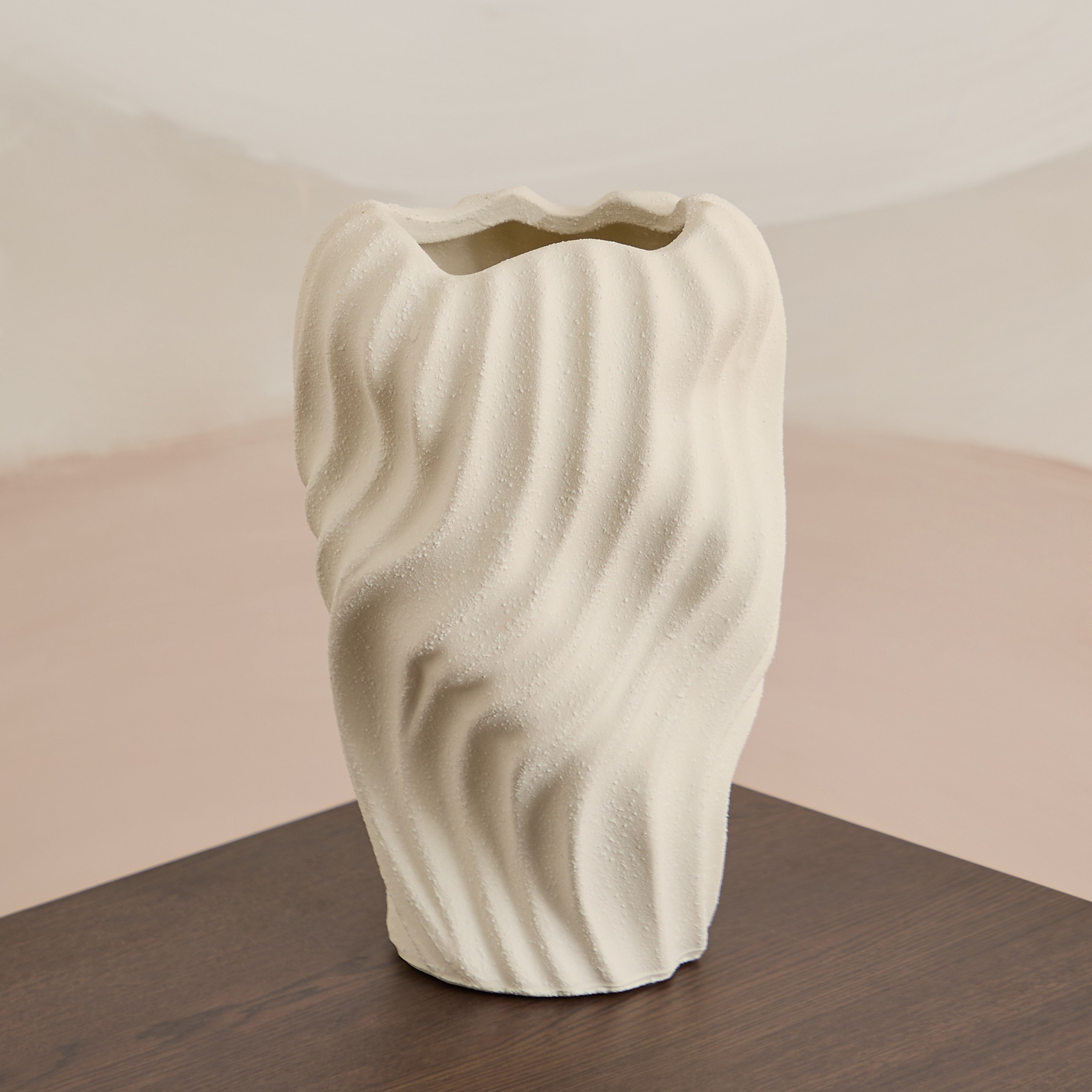 Sansa Roma Ceramic Vase - 15.5x14.5x25.5 cm-hbxbedroom-decorandaccessories-vases-image-2