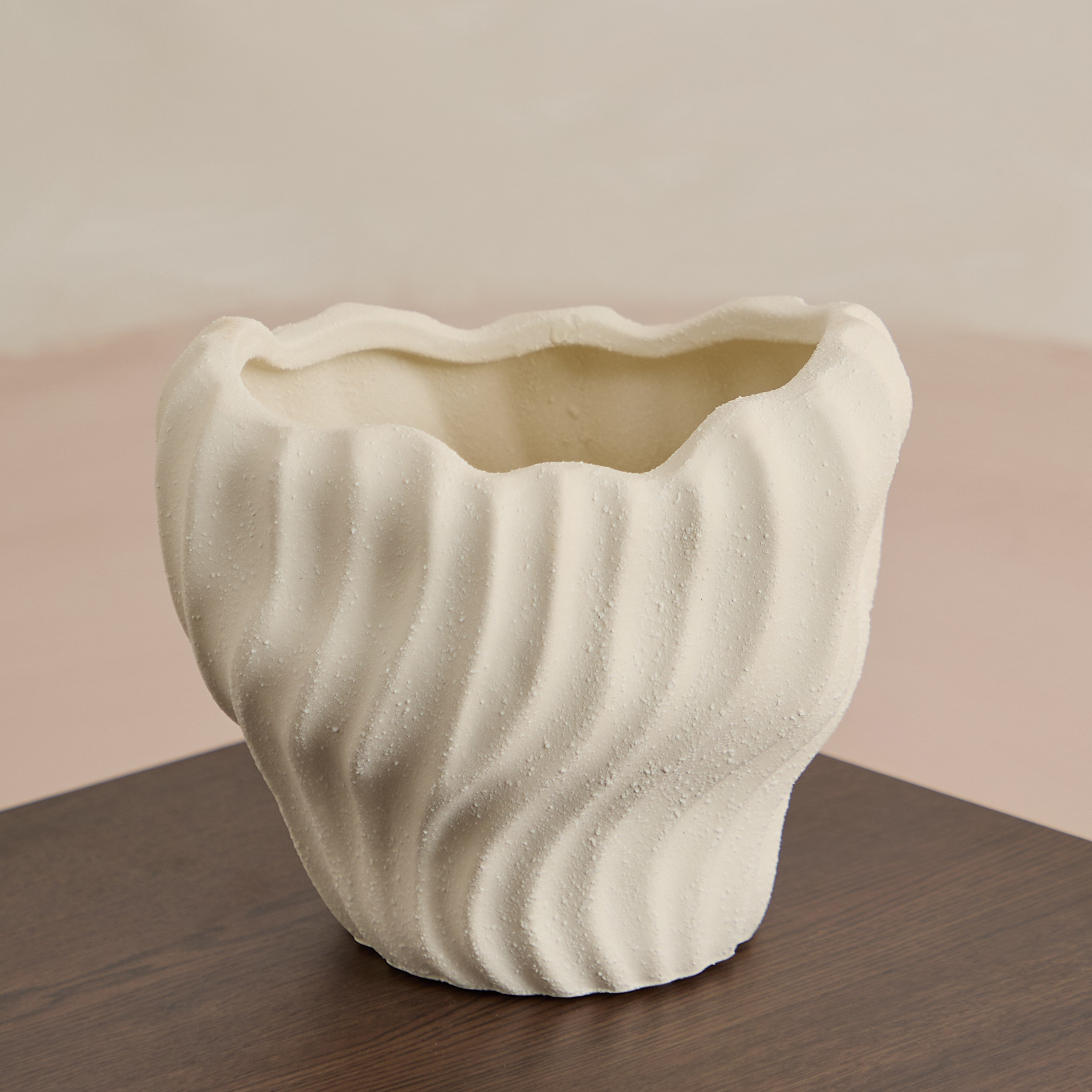 Sansa Roma Ceramic Vase - 18x15.5x16 cm-hbxbedroom-decorandaccessories-vases-image-2