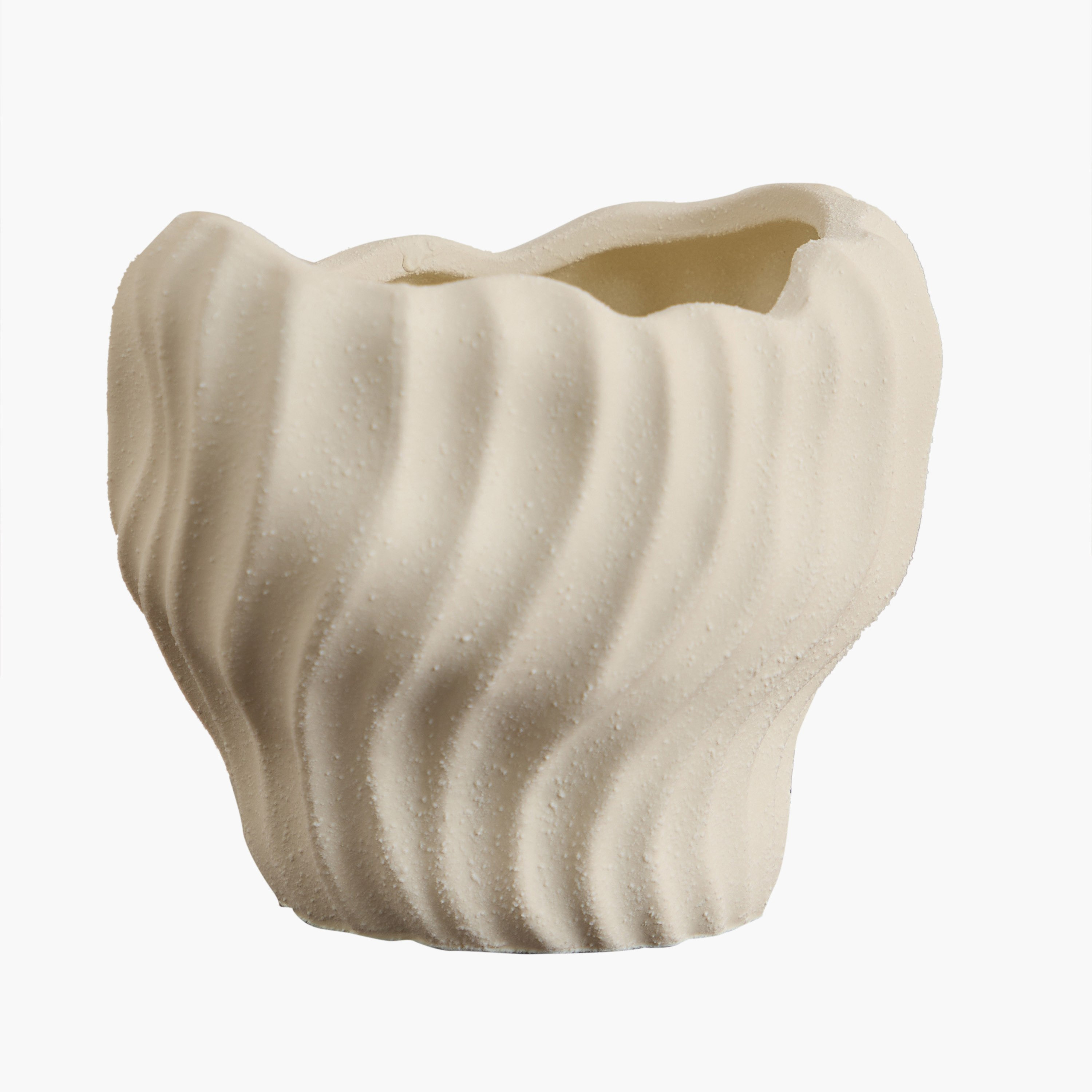 Sansa Roma Ceramic Vase - 18x15.5x16 cm-hbxbedroom-decorandaccessories-vases-image-5