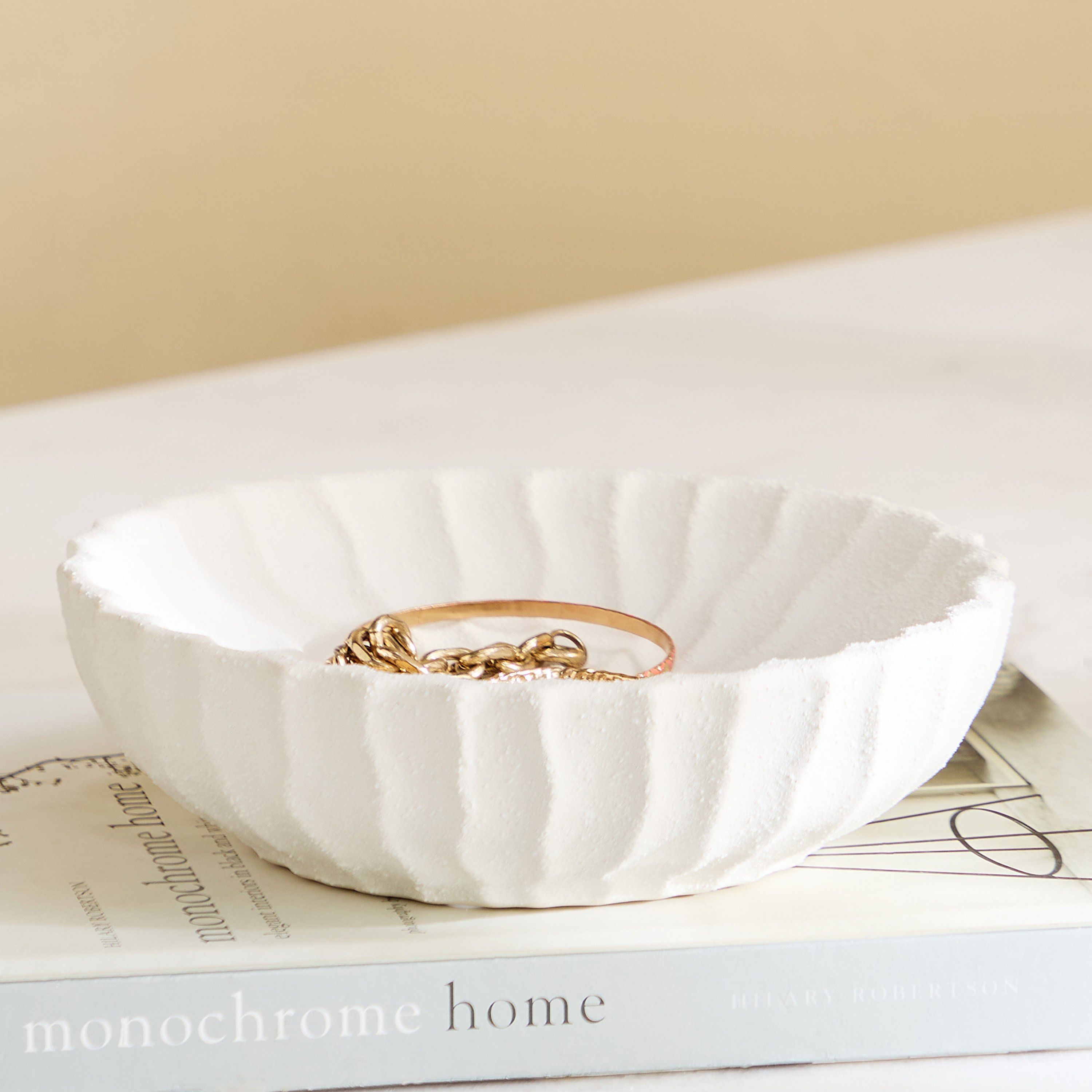 Sansa Roma Ceramic Textured Bowl - 20x20x5.7 cm-hbxdecorandfurnishings-homeaccessories-bowls-image-1
