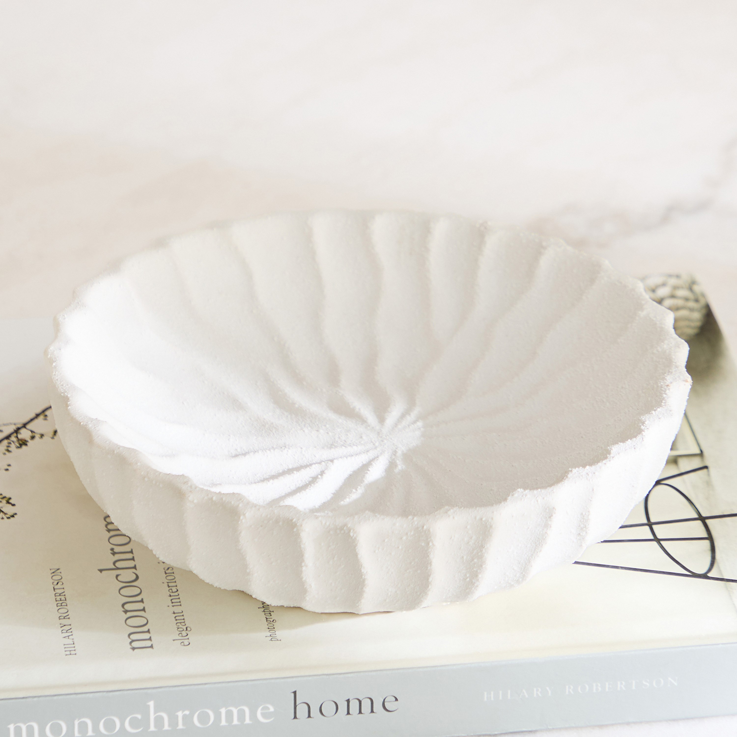 Sansa Roma Ceramic Textured Bowl - 20x20x5.7 cm-hbxdecorandfurnishings-homeaccessories-bowls-image-2