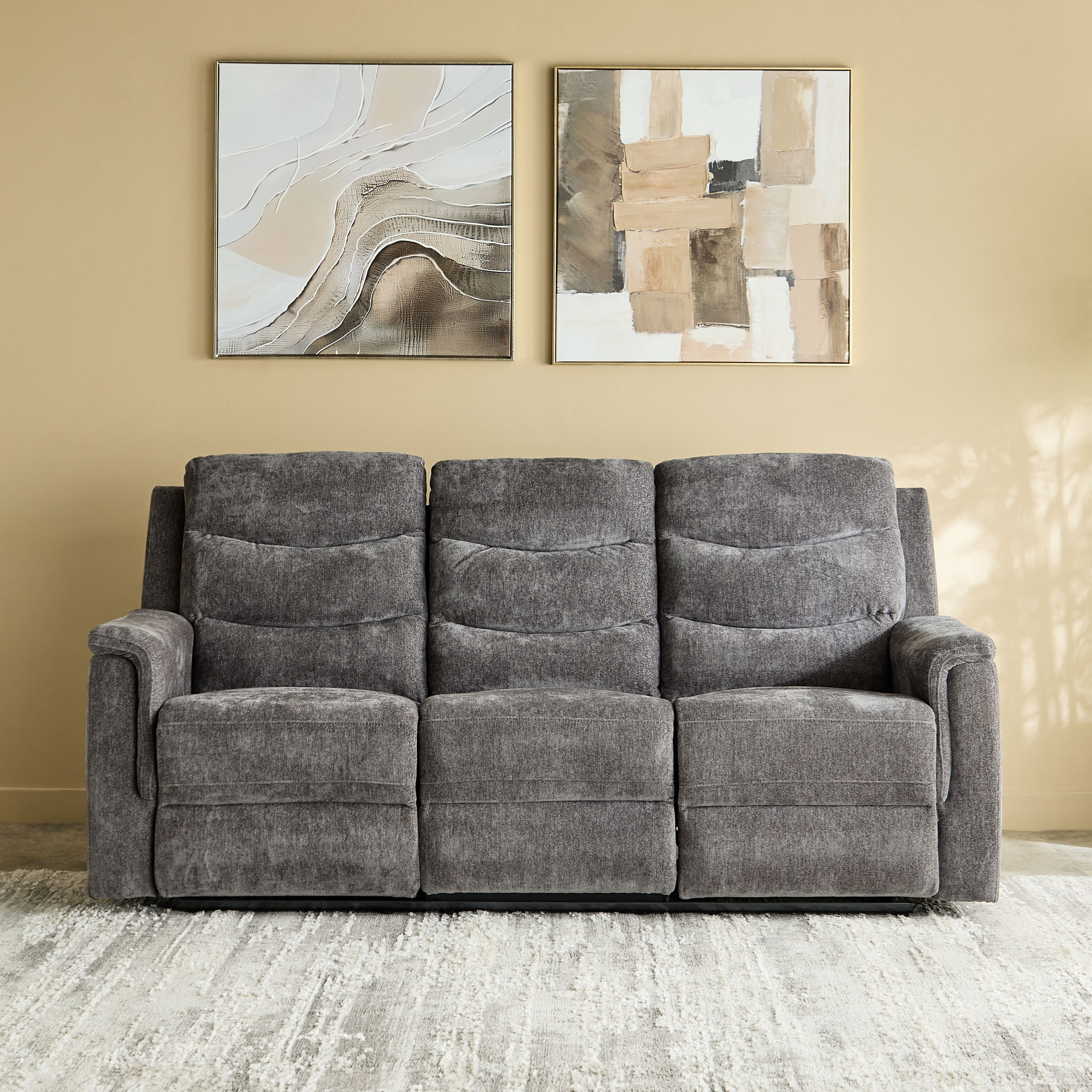 Vatican 3-Seater Fabric Recliner Sofa with Dropdown Table-hbxfurniture-sofasandarmchairs-reclinersofas-image-5