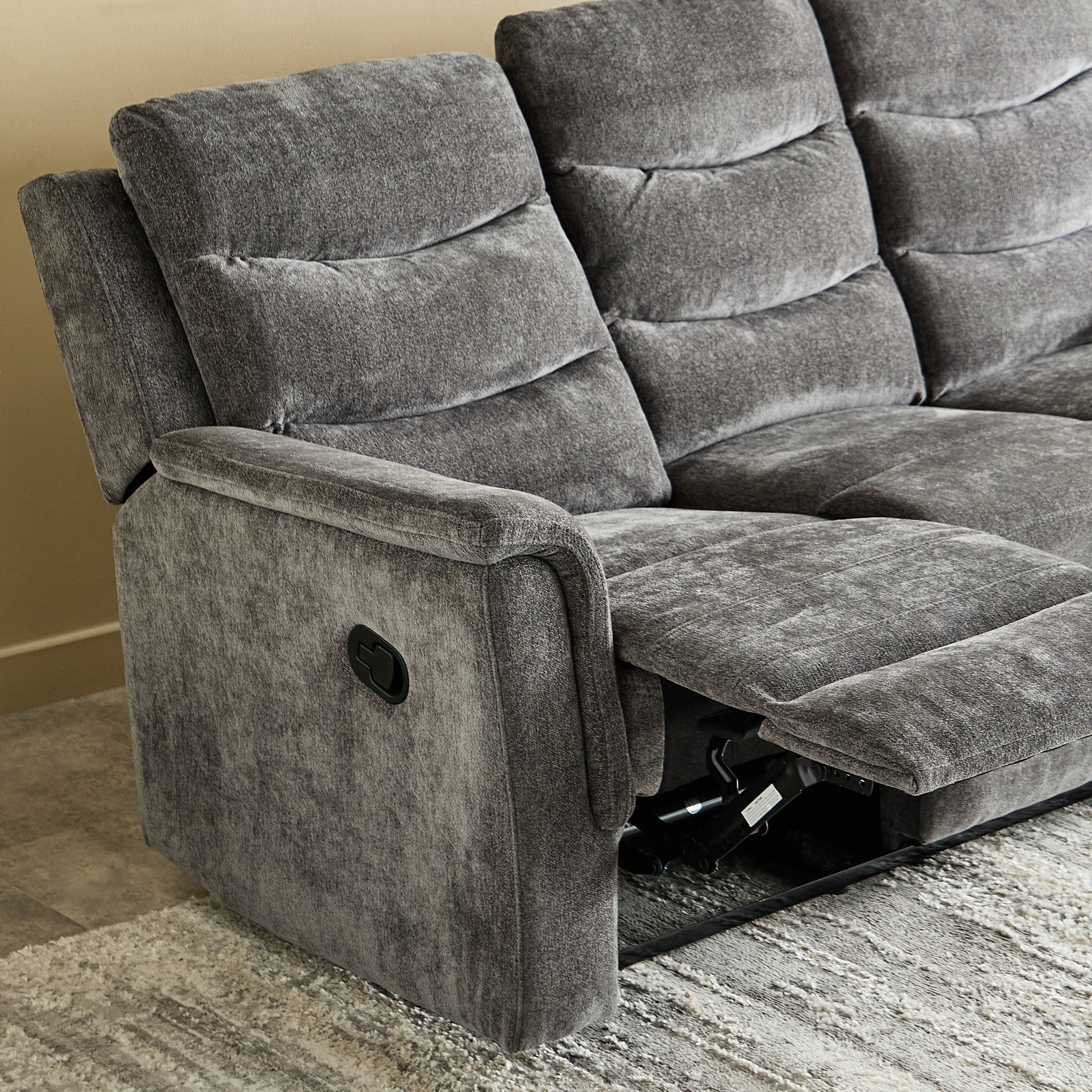 Vatican 3-Seater Fabric Recliner Sofa with Dropdown Table-hbxfurniture-sofasandarmchairs-reclinersofas-image-8