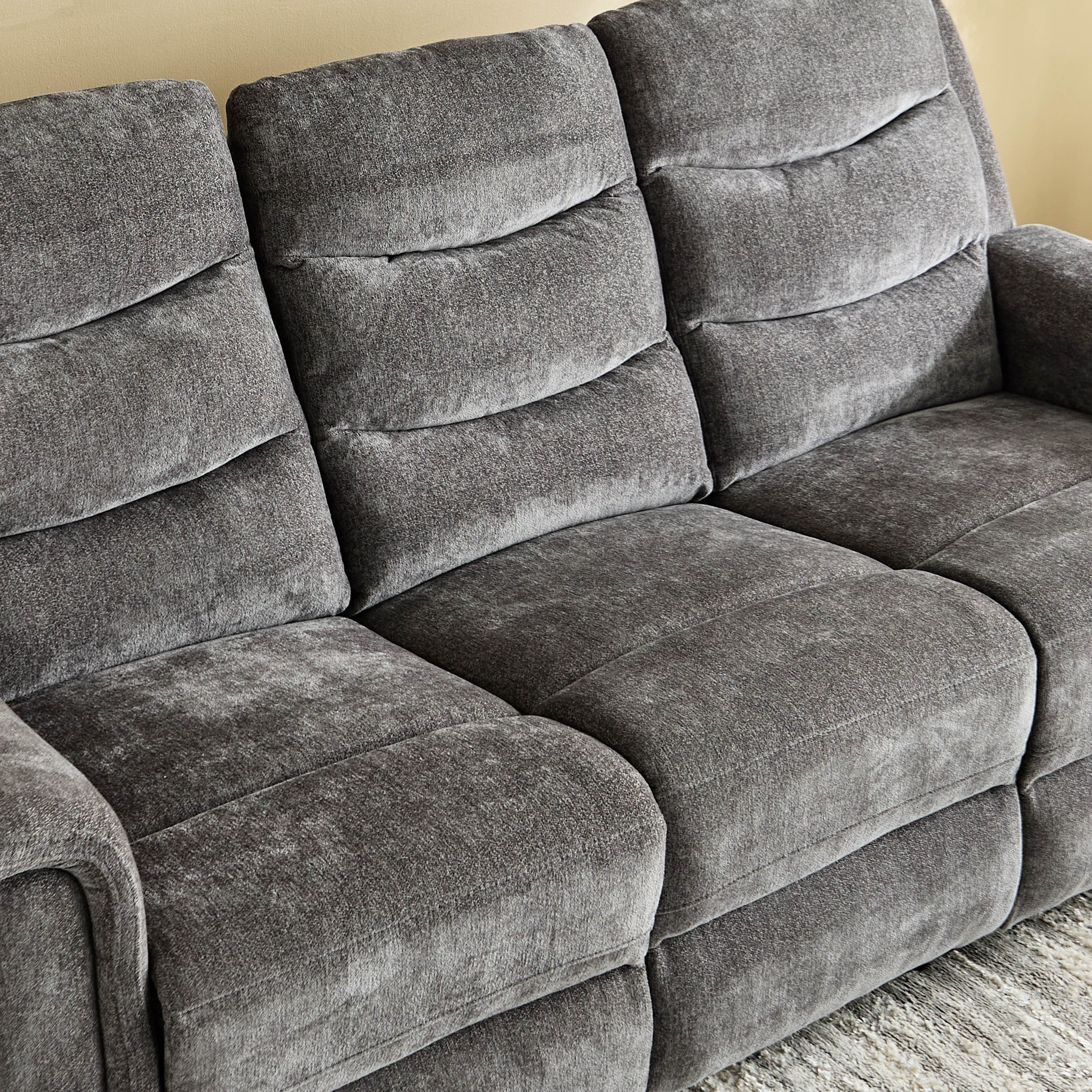 Vatican 3-Seater Fabric Recliner Sofa with Dropdown Table-hbxfurniture-sofasandarmchairs-reclinersofas-image-9