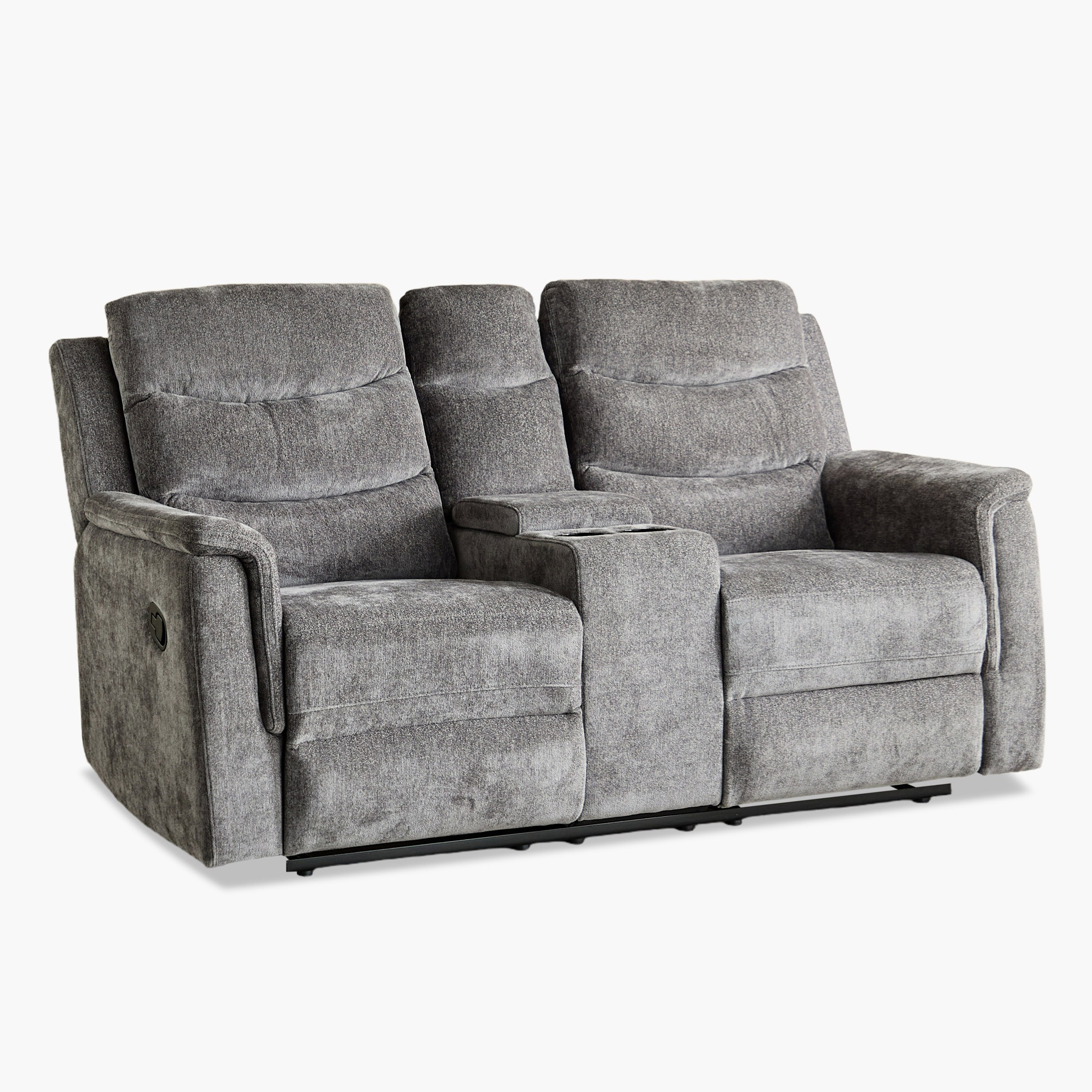 Vatican 2-Seater Fabric Recliner Sofa with Console and Cup Holders-hbxfurniture-sofasandarmchairs-reclinersofas-image-13