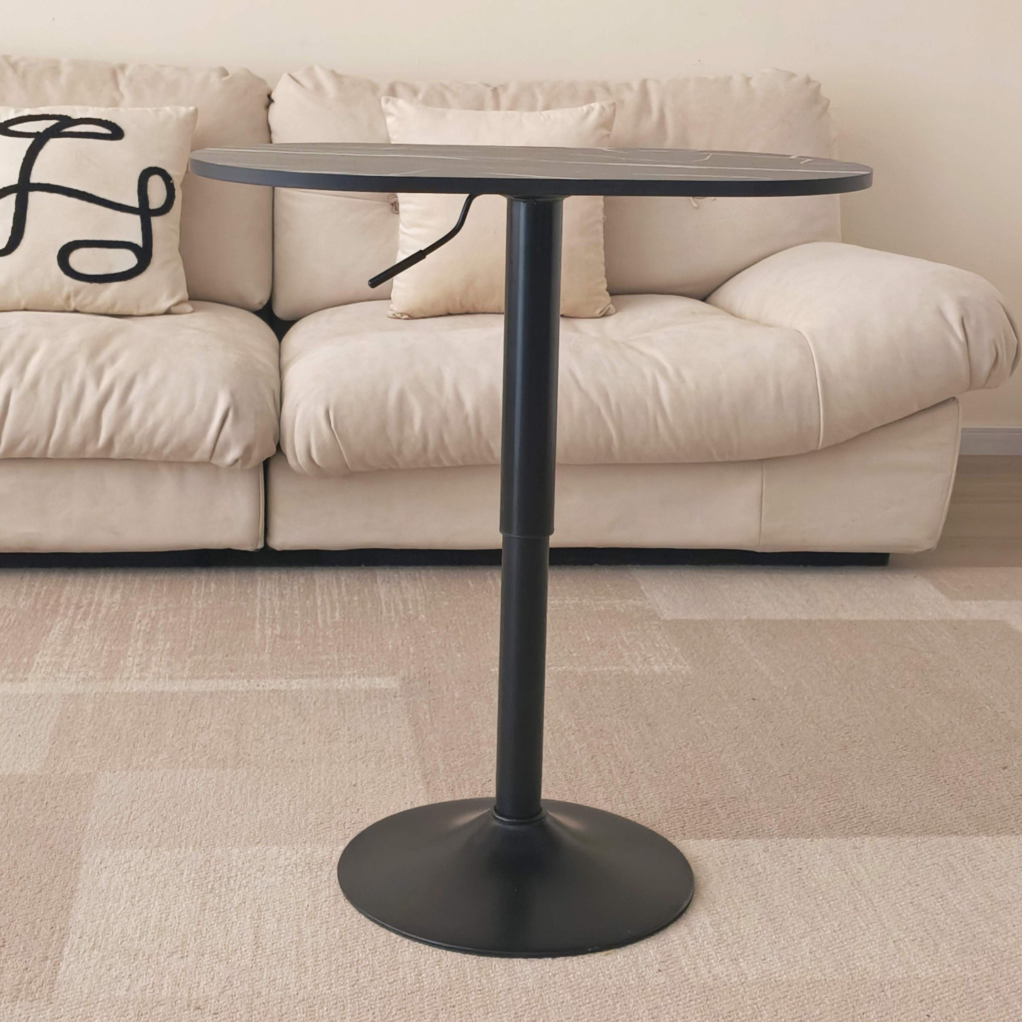 Movo Jazz Oval Height Adjustable Table-hbxfurniture-livingroom-endtables-image-2