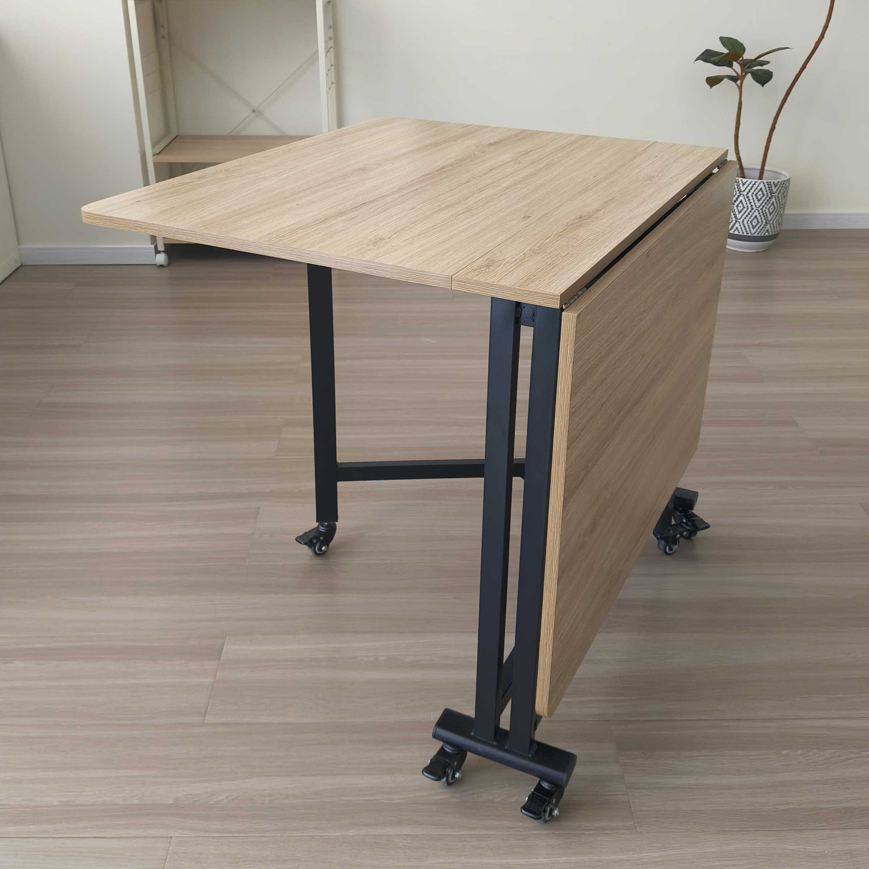 طاولة سفرة قابلة للطي لـ4 مقاعد ألفا من موفو-hbxfurniture-diningtablesandsets-diningtables-fourseater-image-2